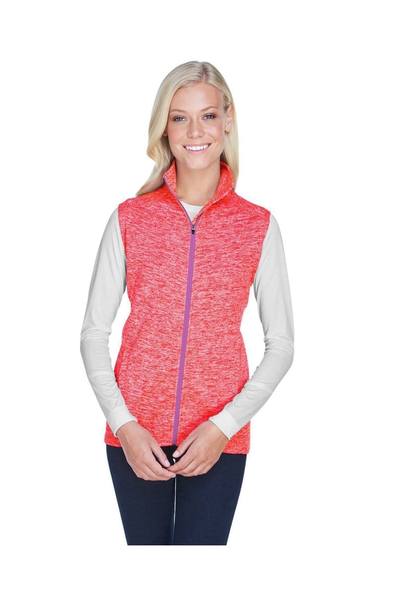 J America Sweatshirts/Fleece S / Fre Crl/ Magenta J America JA8625: Ladies' Lasic Cosmic Fleece Vest