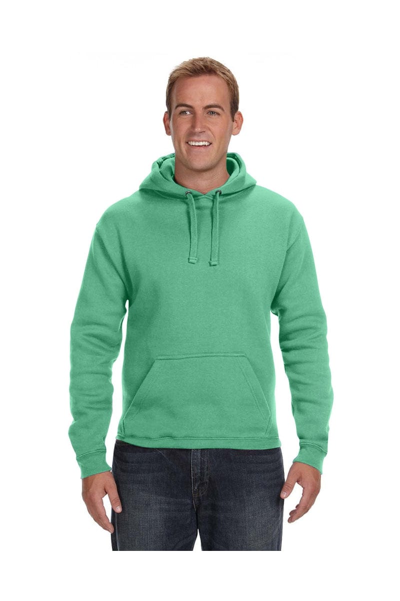 J America Sweatshirts/Fleece S / Kelly Green J America JA8824: Adult Premium Fleece Pullover Hood