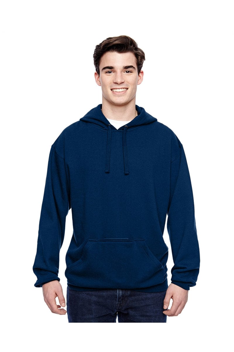 J America Sweatshirts/Fleece S / Navy J America JA8815: Adult Tailgate Fleece Pullover Hood
