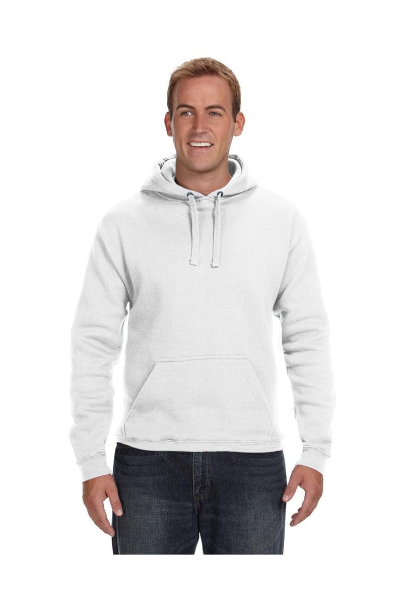 J America Sweatshirts/Fleece XS / White J America JA8824: Adult Premium Fleece Pullover Hood