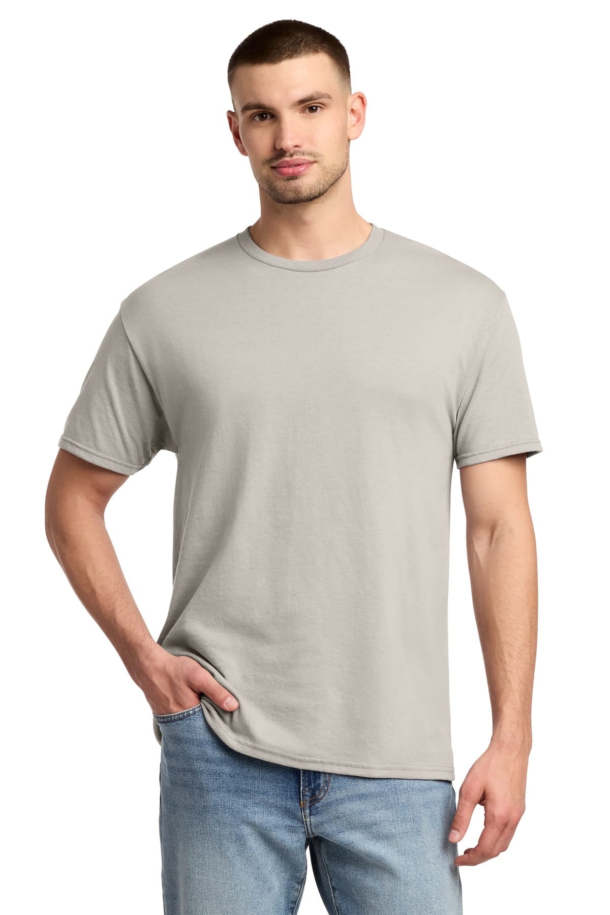 Jerzees 29M S / Sandstone Jerzees 29M Dri-Power 50/50 Cotton/Poly T-Shirt
