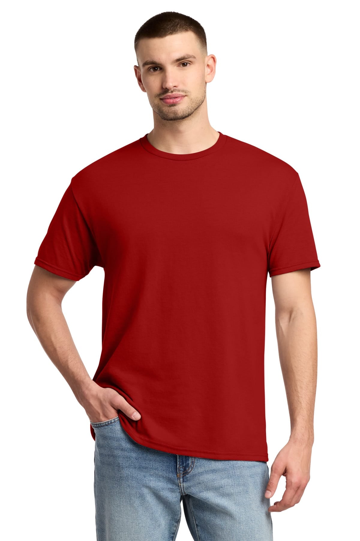 Jerzees 29M S / True Red Jerzees 29M Dri-Power 50/50 Cotton/Poly T-Shirt