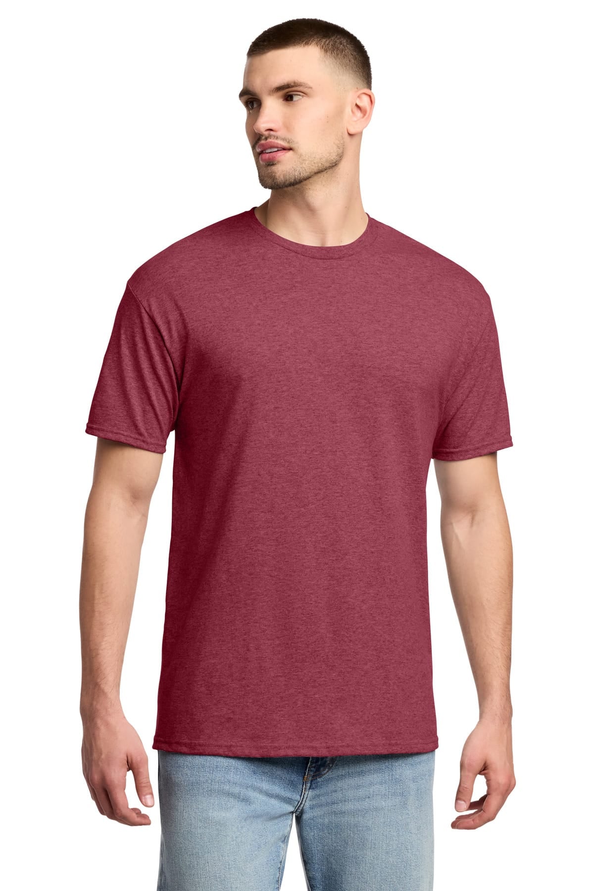 Jerzees 29M S / Vintage Heather Red Jerzees 29M Dri-Power 50/50 Cotton/Poly T-Shirt
