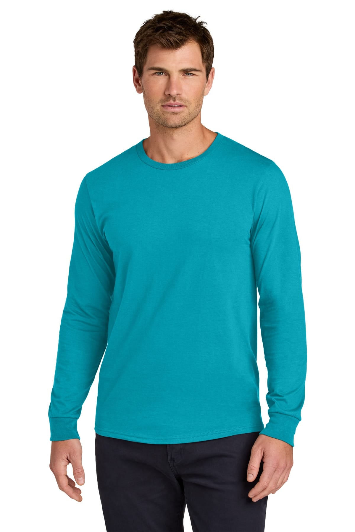 Jerzees 363L S / California Blue 363L Unisex Cotton Long Sleeve T-Shirt