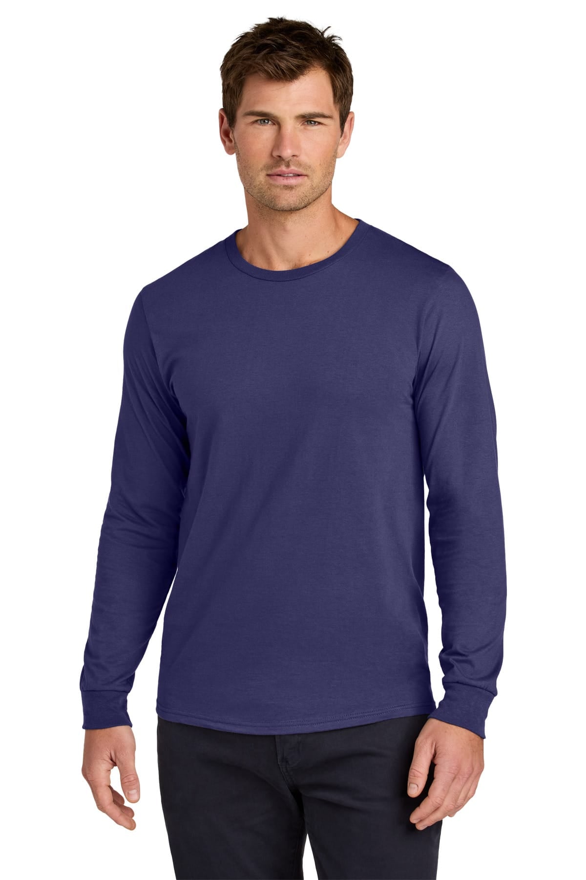 Jerzees 363L S / Deep Purple 363L Unisex Cotton Long Sleeve T-Shirt