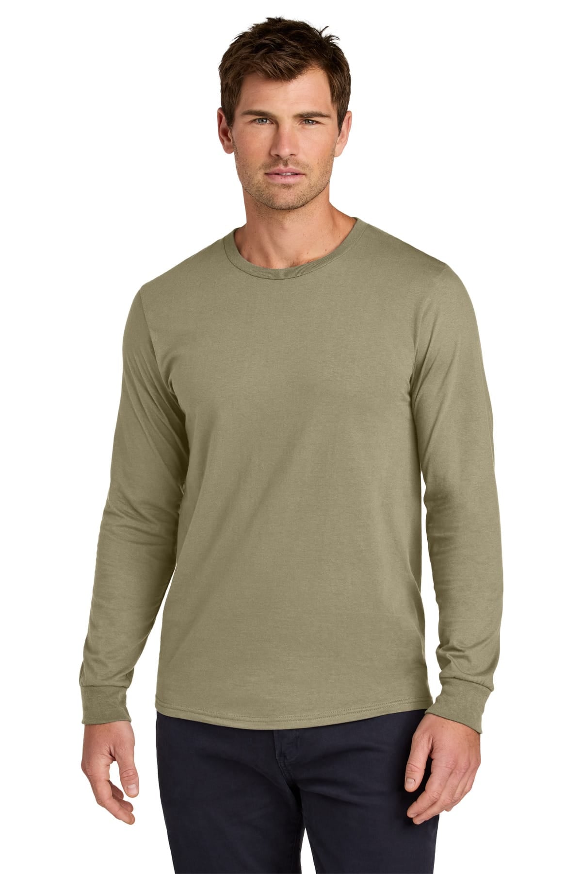 Jerzees 363L S / Khaki 363L Unisex Cotton Long Sleeve T-Shirt
