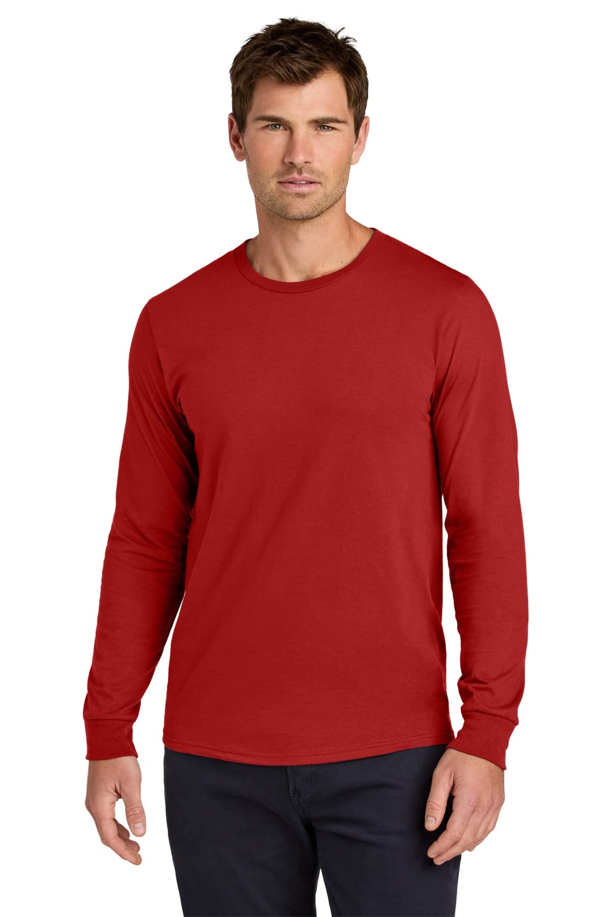 Jerzees 363L S / True Red 363L Unisex Cotton Long Sleeve T-Shirt