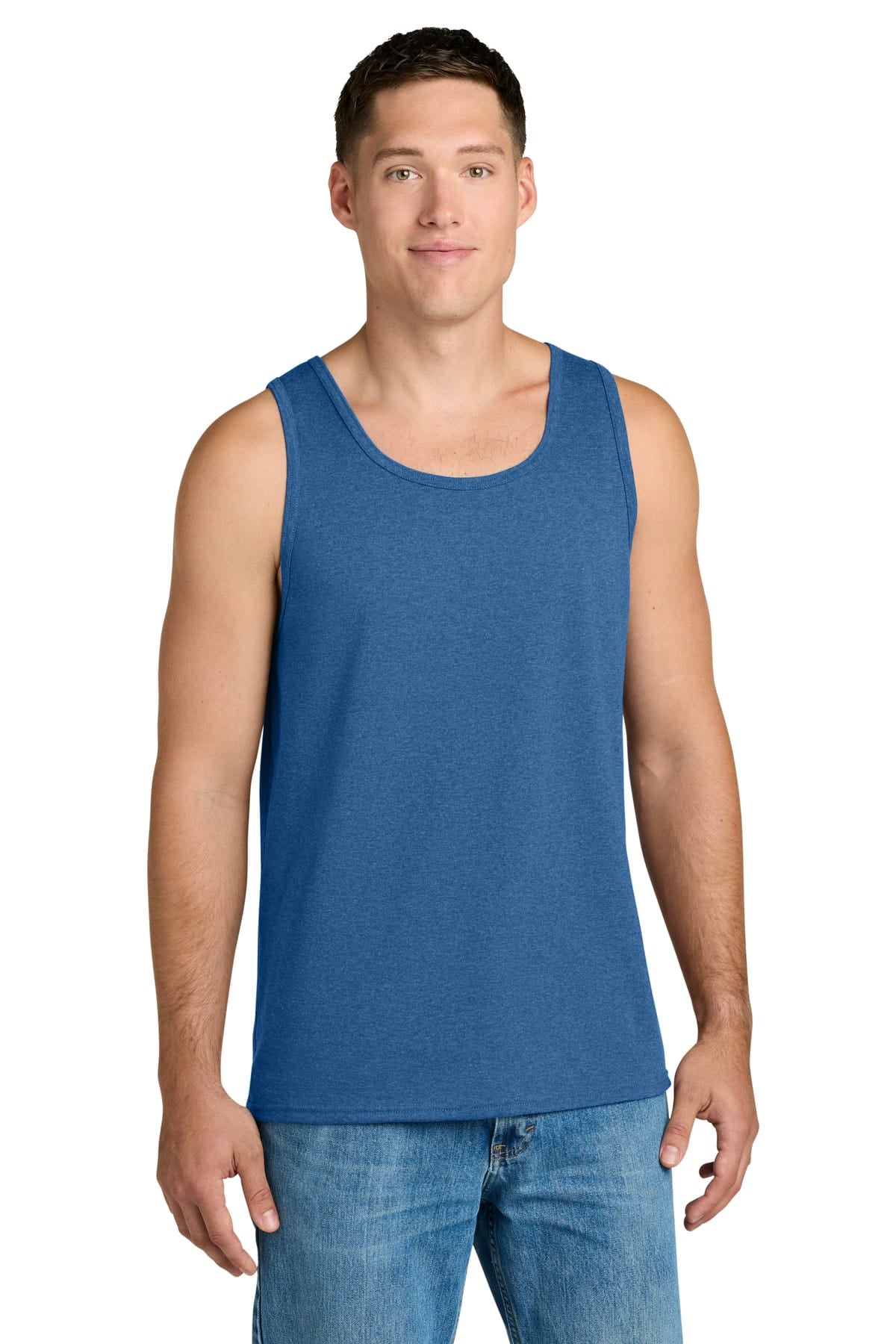 Jerzees 363TK S / Retro Heather Royal Jerzees 363TK Classics Unisex Cotton Tank