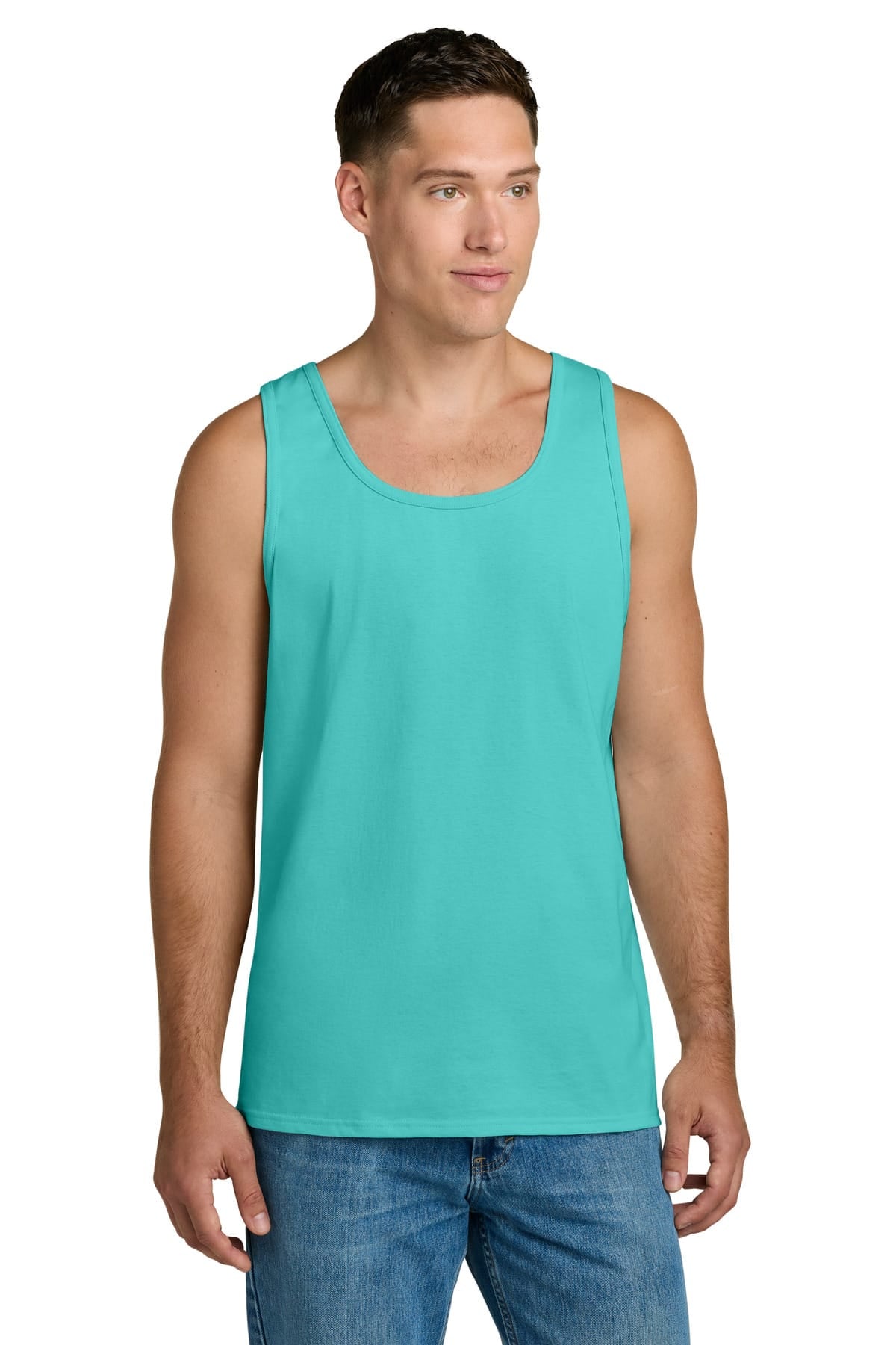 Jerzees 363TK S / Scuba Blue Jerzees 363TK Classics Unisex Cotton Tank