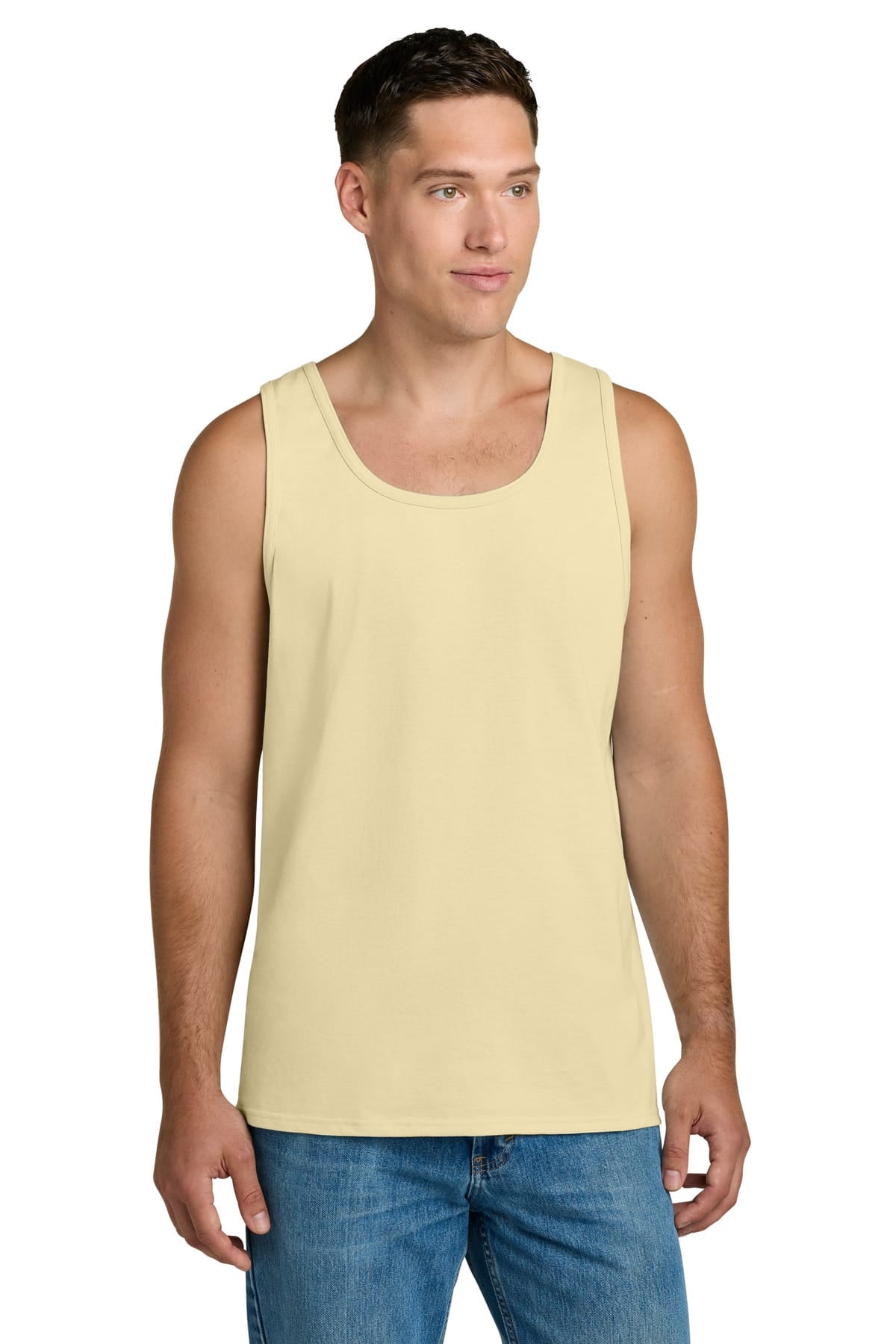 Jerzees 363TK S / Surf Yellow Jerzees 363TK Classics Unisex Cotton Tank