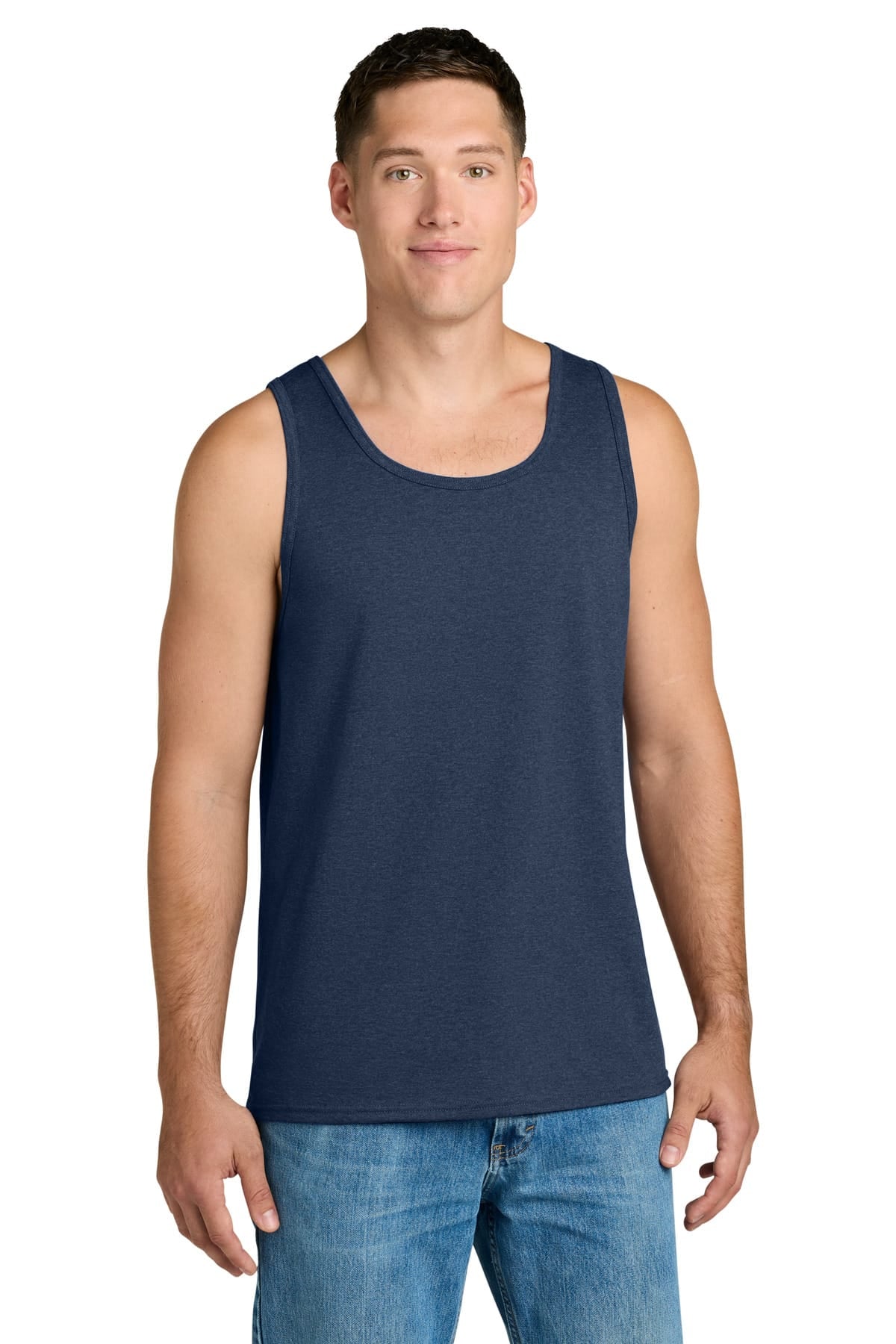Jerzees 363TK S / Vintage Heather Navy Jerzees 363TK Classics Unisex Cotton Tank