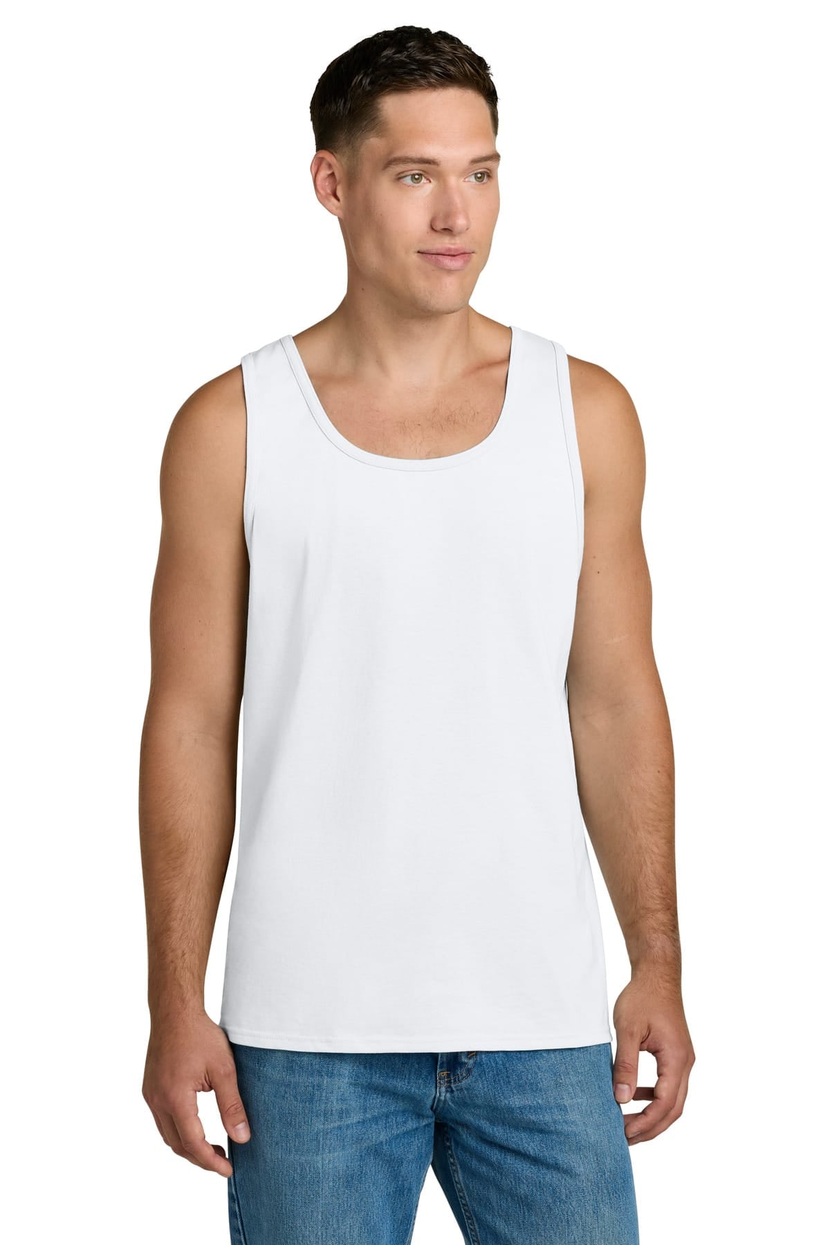 Jerzees 363TK S / White Jerzees 363TK Classics Unisex Cotton Tank