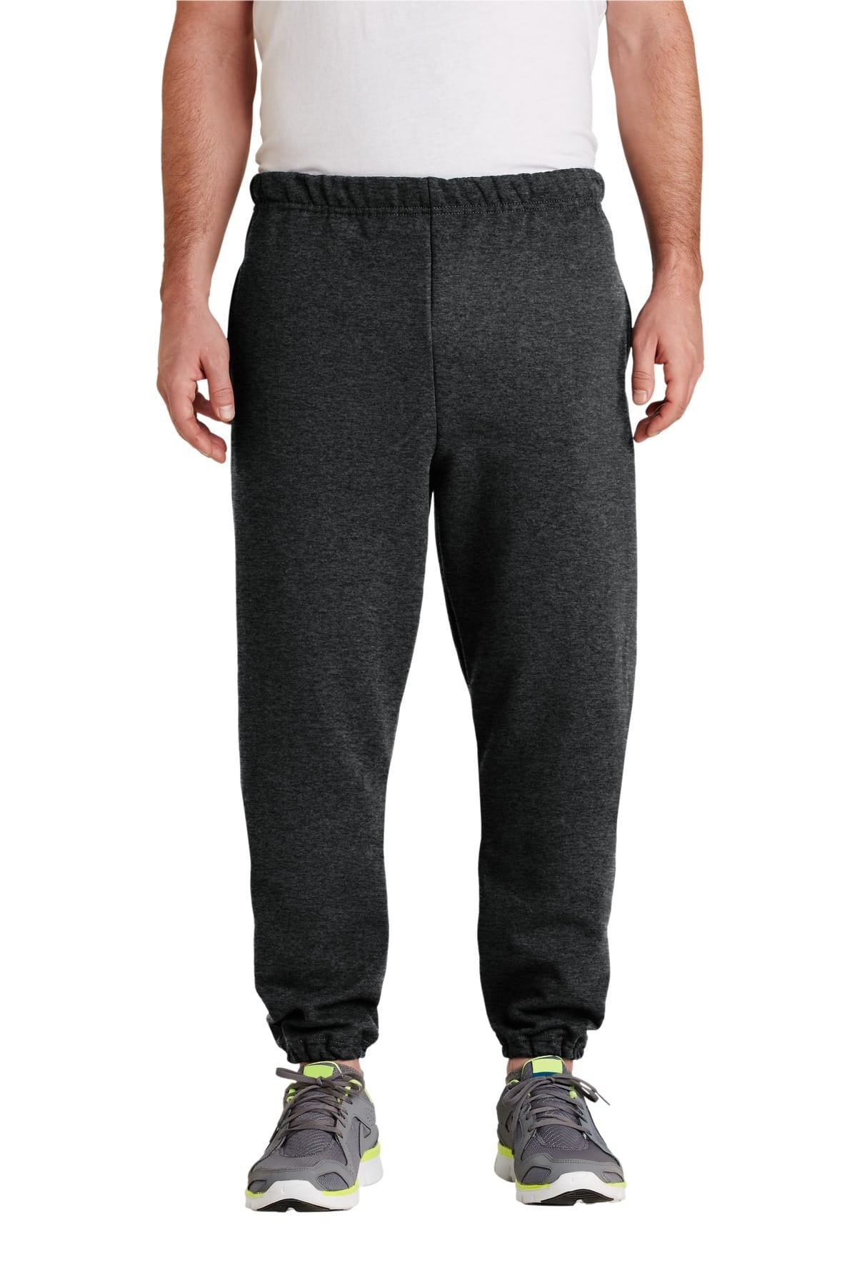 Jerzees 4850MP S / Black Heather Jerzees 4850MP Super Sweats NuBlend Sweatpant with Pockets