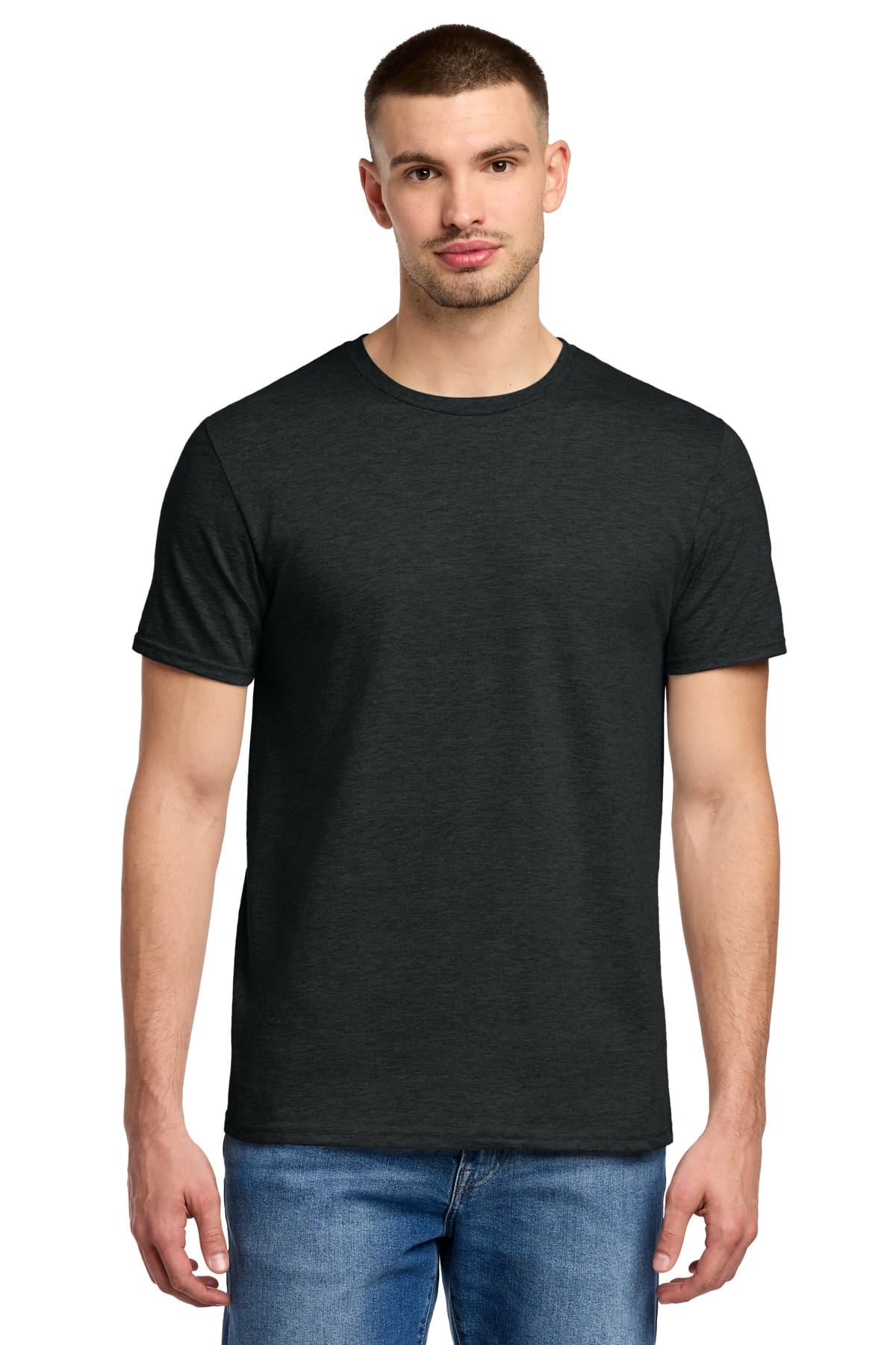 Jerzees 560M S / Black Ink Heather Jerzees 560M Premium Blend Ring Spun T-Shirt