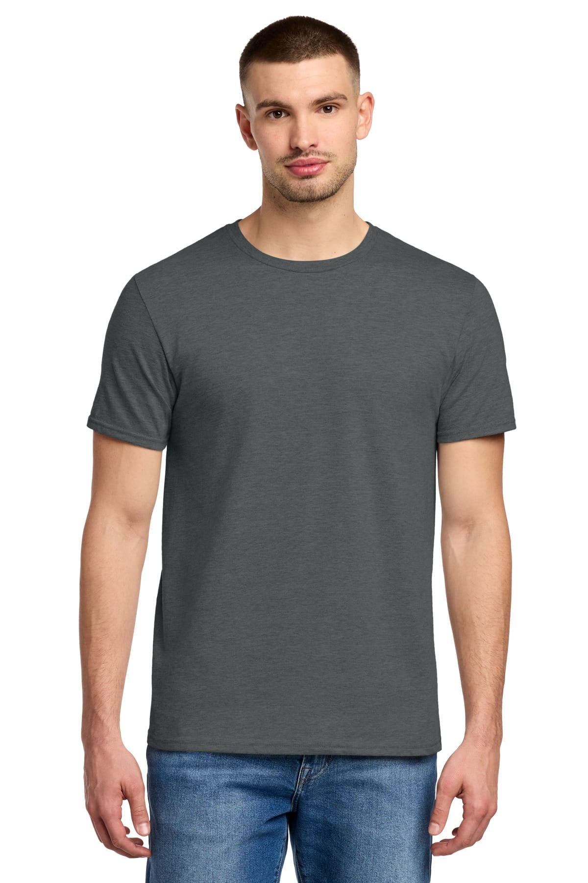Jerzees 560M S / Charcoal Heather Jerzees 560M Premium Blend Ring Spun T-Shirt