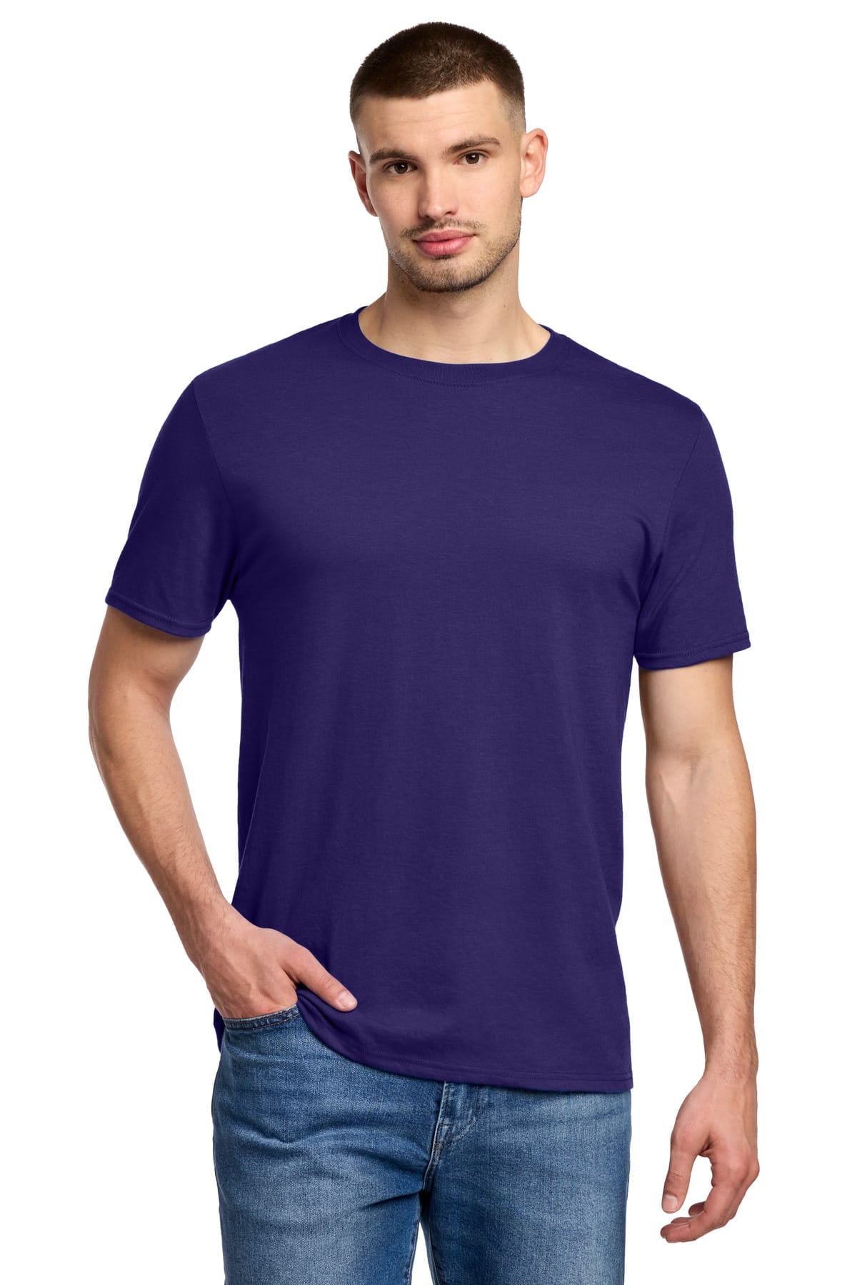 Jerzees 560M S / Deep Purple Jerzees 560M Premium Blend Ring Spun T-Shirt