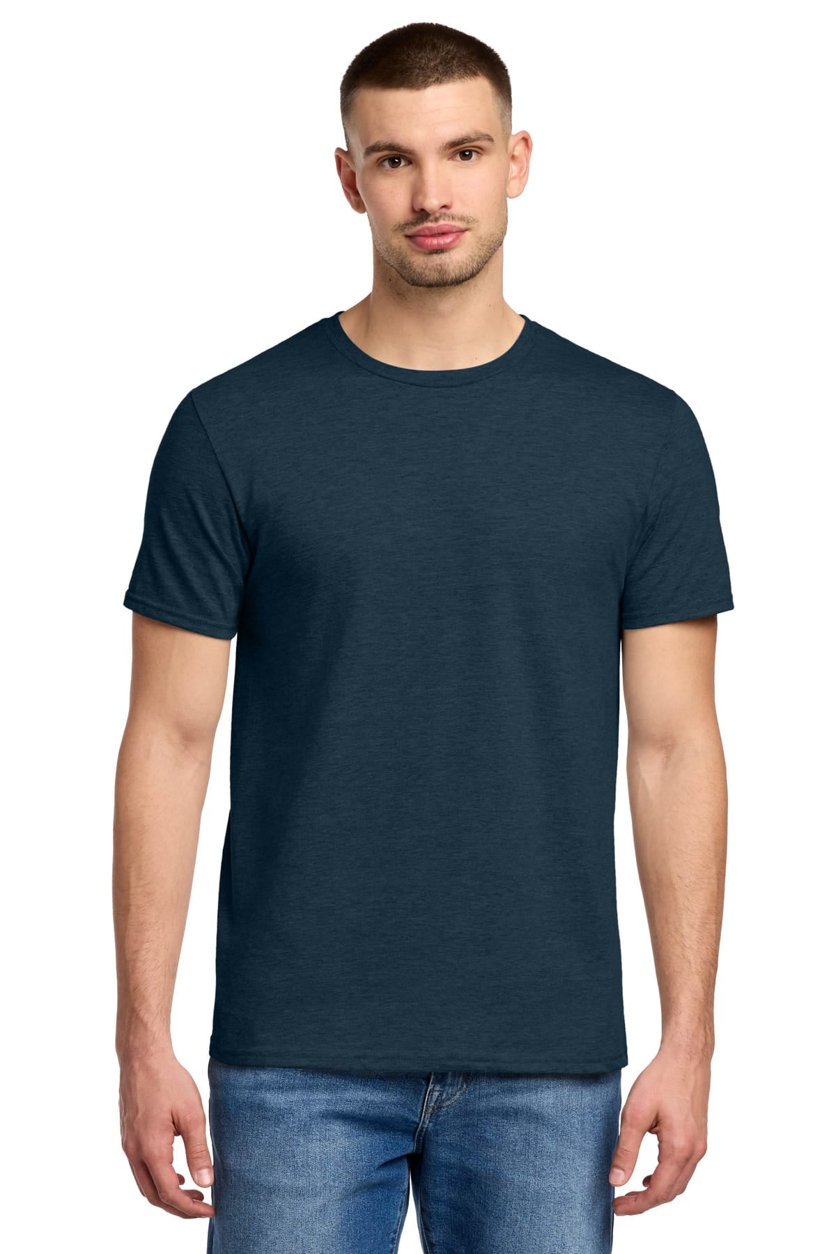 Jerzees 560M S / Indigo Heather Jerzees 560M Premium Blend Ring Spun T-Shirt