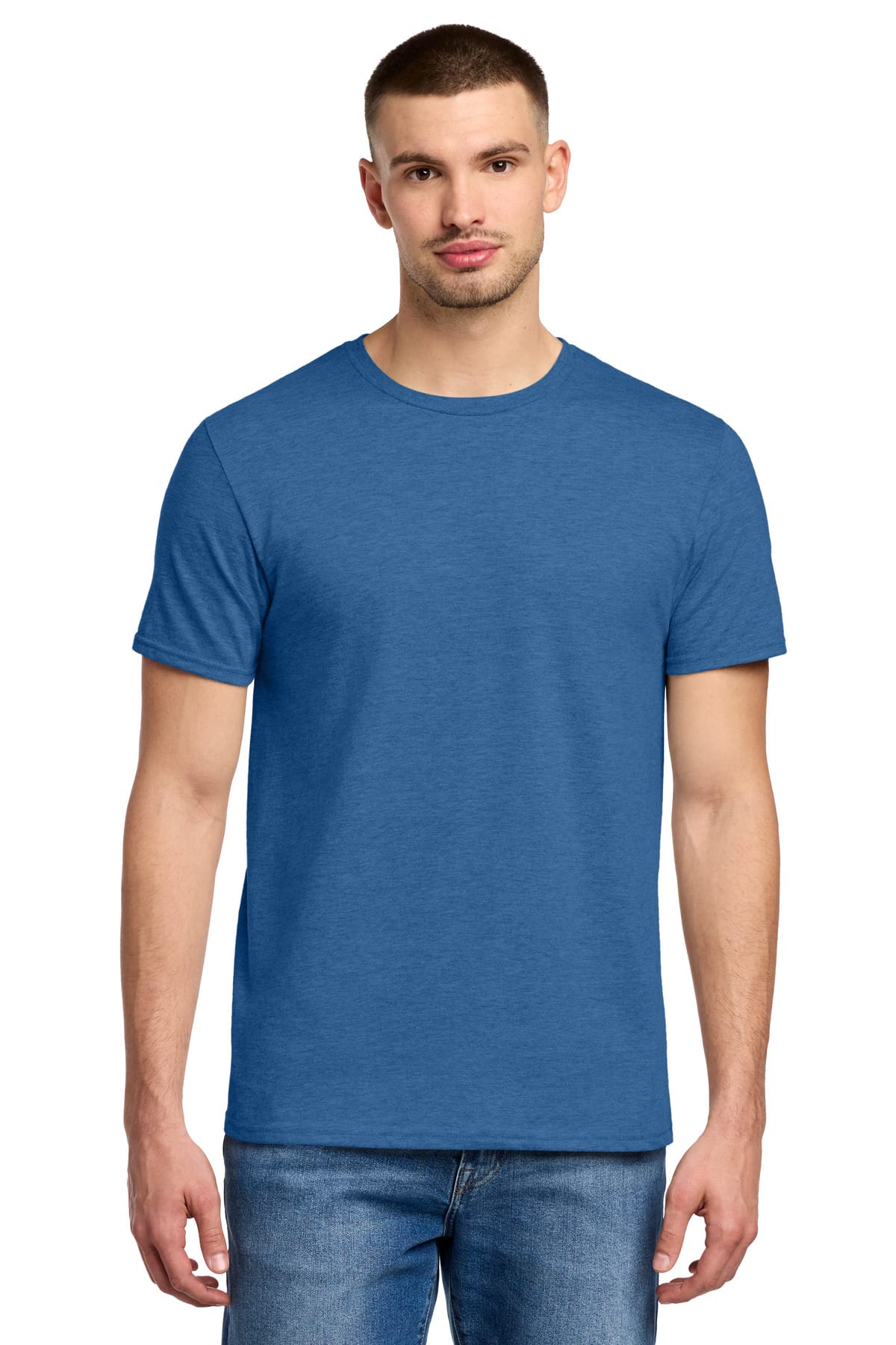 Jerzees 560M S / Retro Heather Royal Jerzees 560M Premium Blend Ring Spun T-Shirt