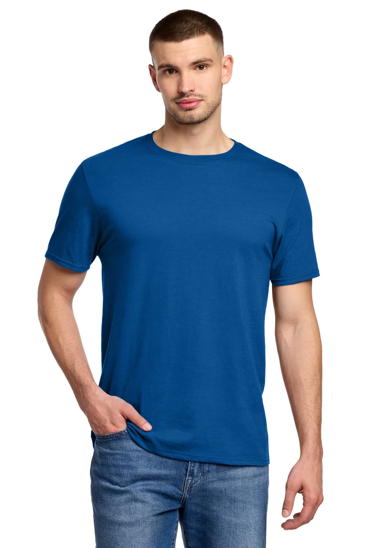 Jerzees 560M S / Royal Jerzees 560M Premium Blend Ring Spun T-Shirt