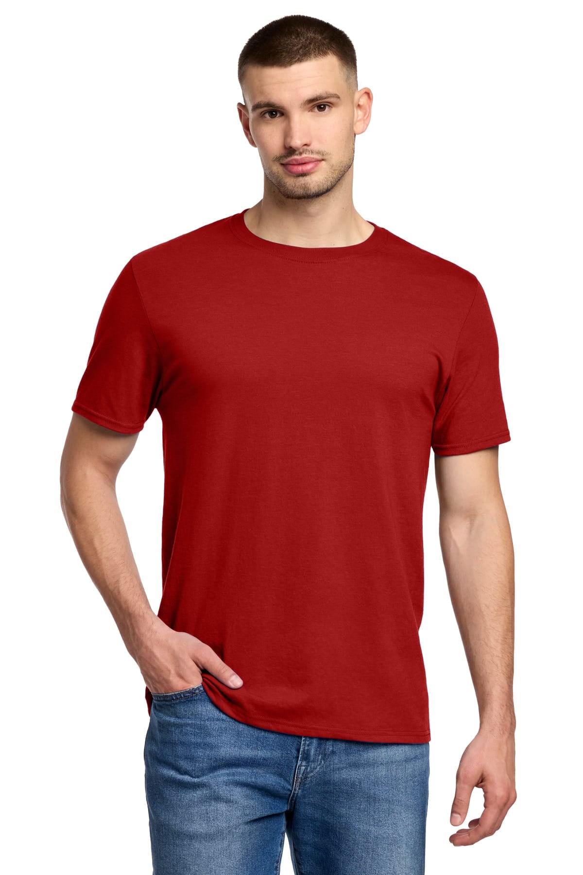 Jerzees 560M S / True Red Jerzees 560M Premium Blend Ring Spun T-Shirt