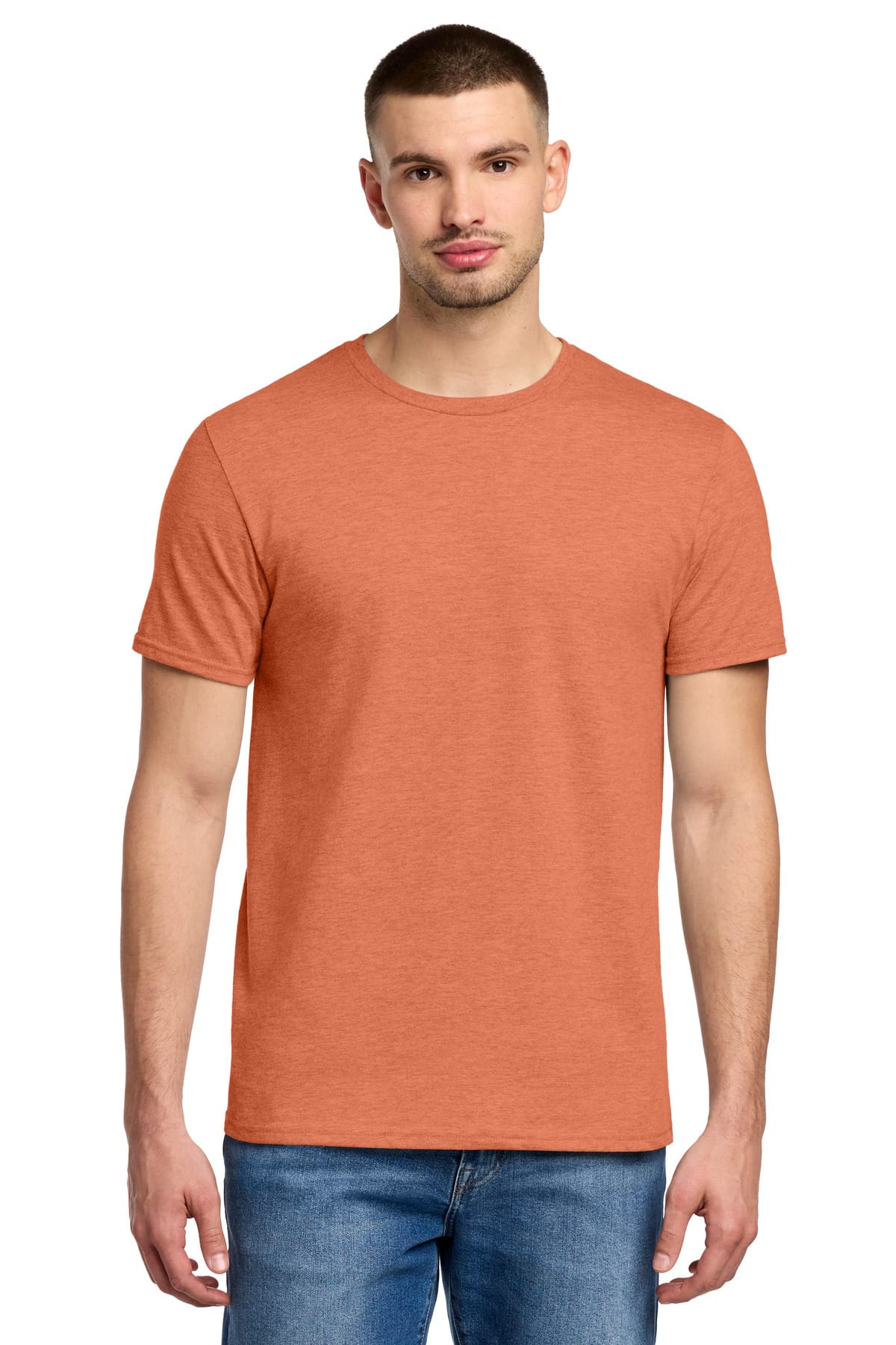 Jerzees 560M S / Vintage Heather Orange Jerzees 560M Premium Blend Ring Spun T-Shirt