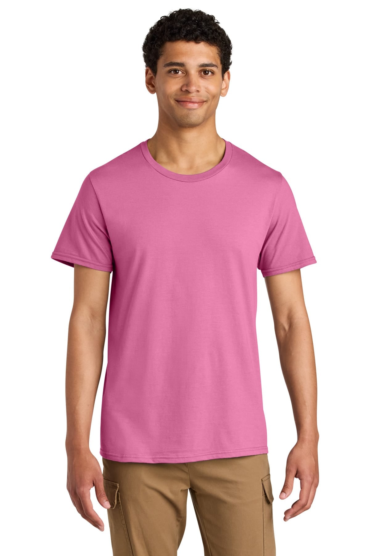 Jerzees 570M S / Bubblegum Jerzees Unisex Premium Combed Ring Spun Cotton Tee 570M