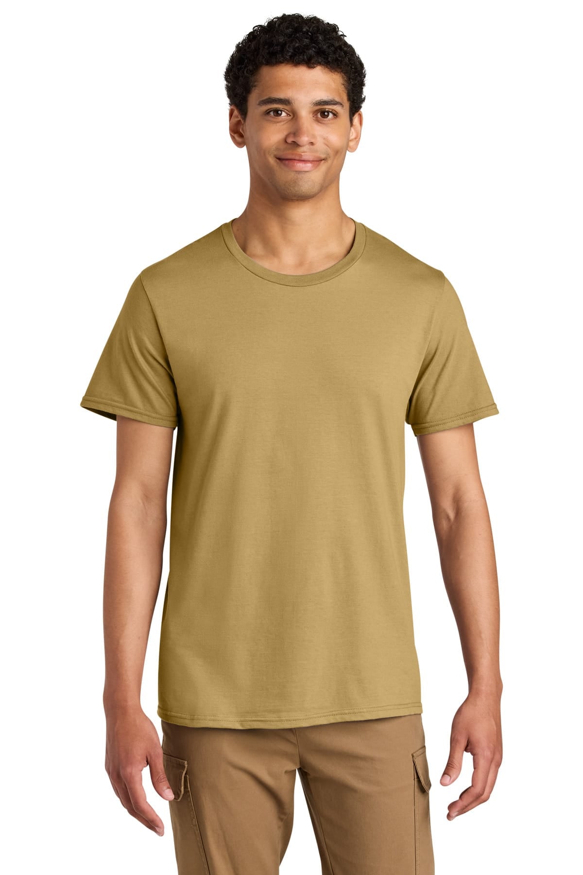Jerzees 570M S / Butterscotch Jerzees Unisex Premium Combed Ring Spun Cotton Tee 570M