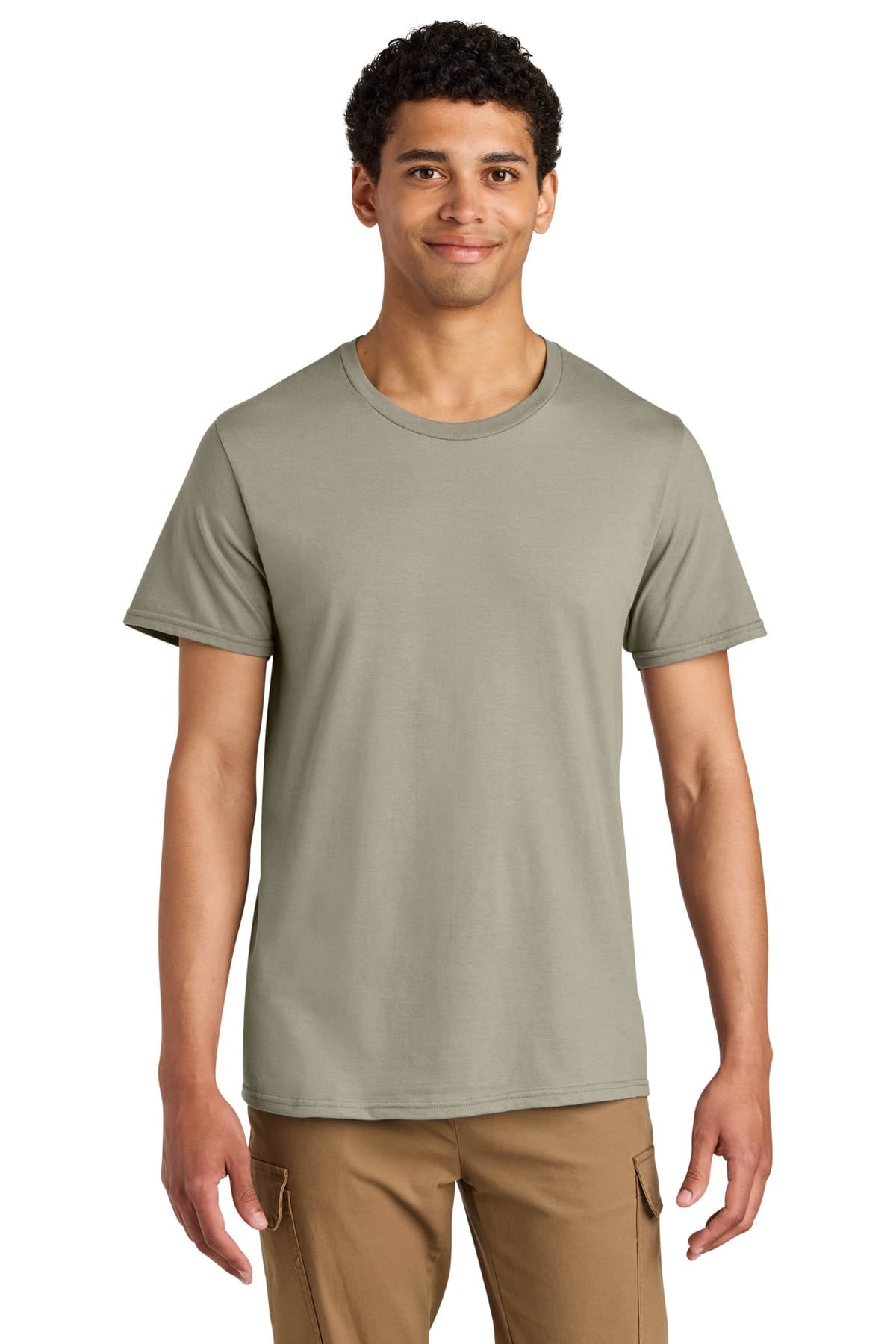 Jerzees 570M S / Clay Jerzees Unisex Premium Combed Ring Spun Cotton Tee 570M