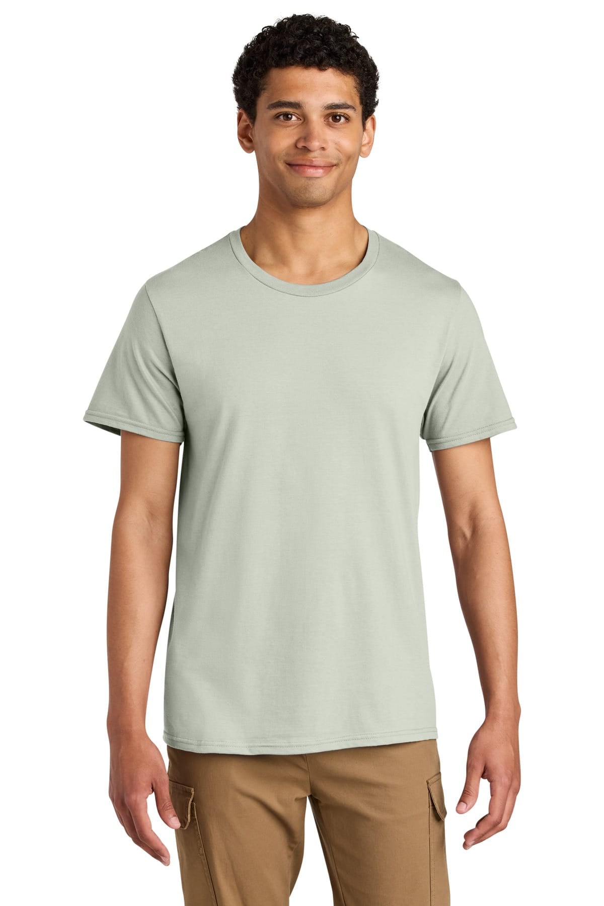Jerzees 570M S / Limestone Jerzees Unisex Premium Combed Ring Spun Cotton Tee 570M