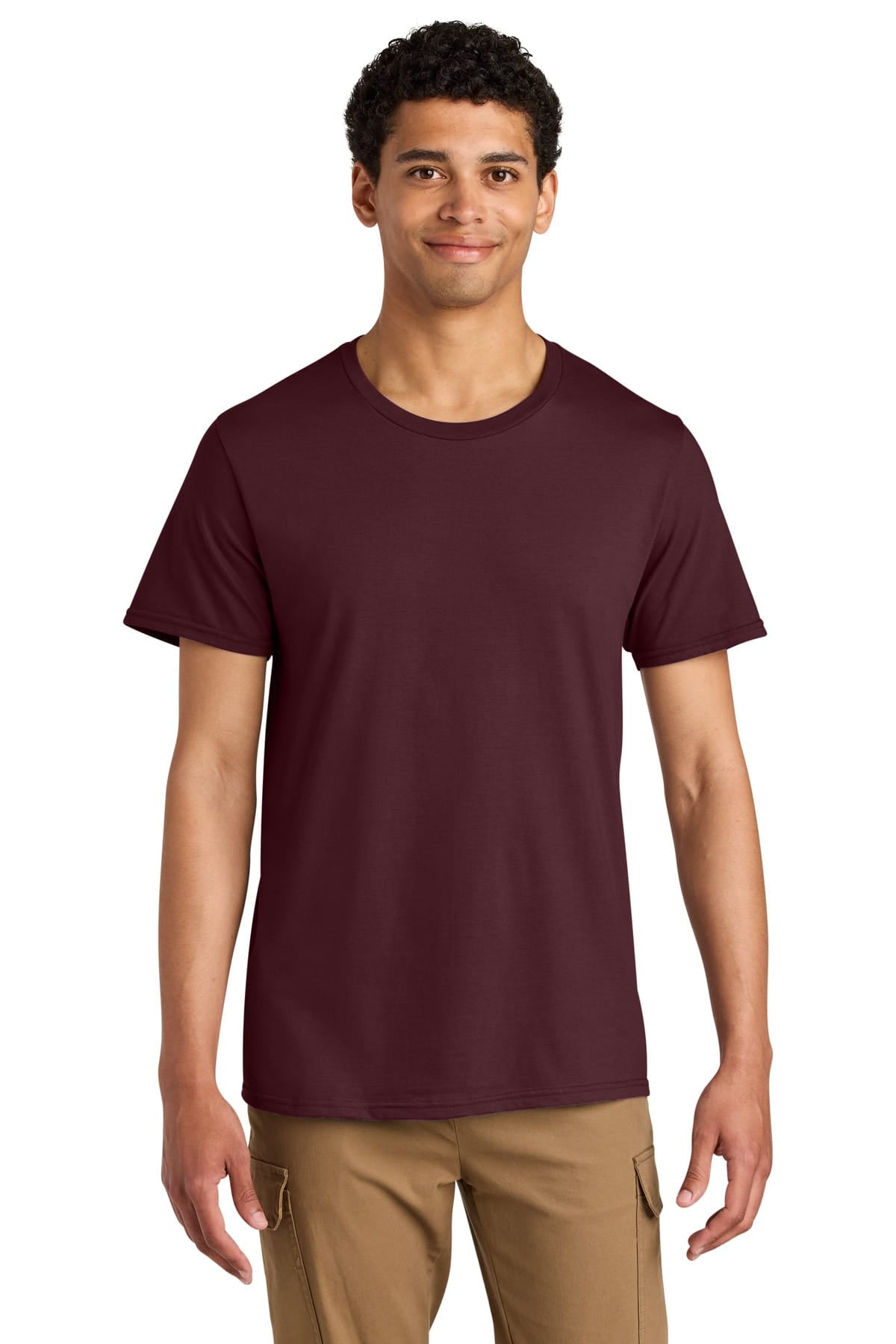 Jerzees 570M S / Maroon Jerzees Unisex Premium Combed Ring Spun Cotton Tee 570M