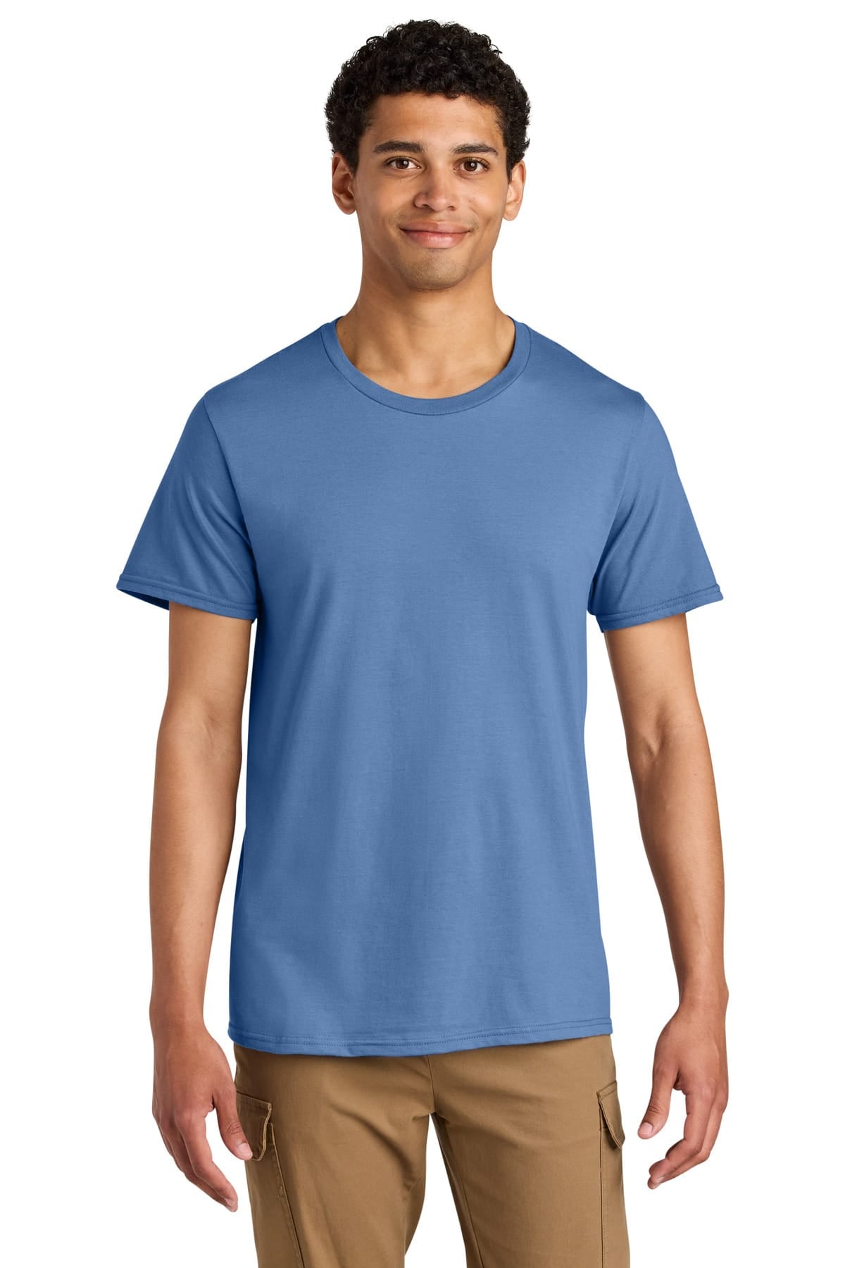 Jerzees 570M S / Periwinkle Blue Jerzees Unisex Premium Combed Ring Spun Cotton Tee 570M