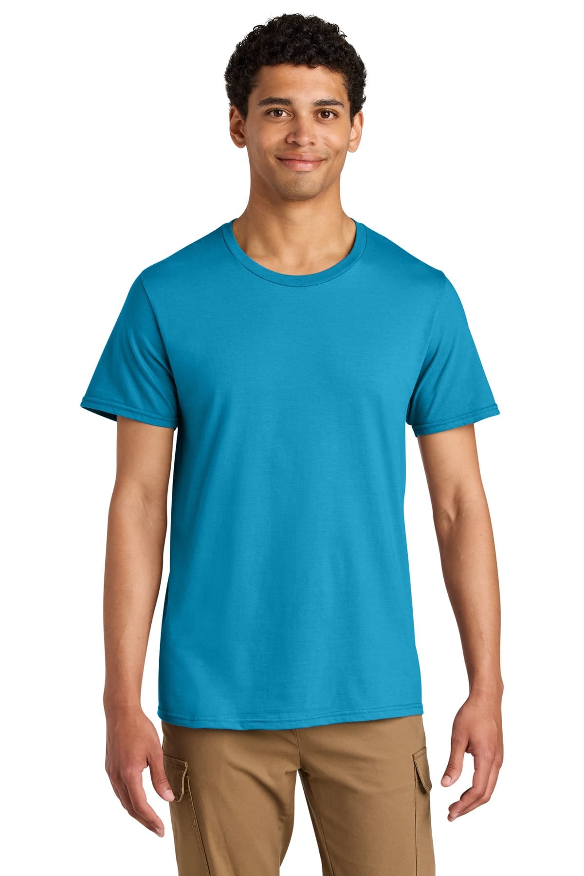 Jerzees 570M S / Soul Blue Jerzees Unisex Premium Combed Ring Spun Cotton Tee 570M
