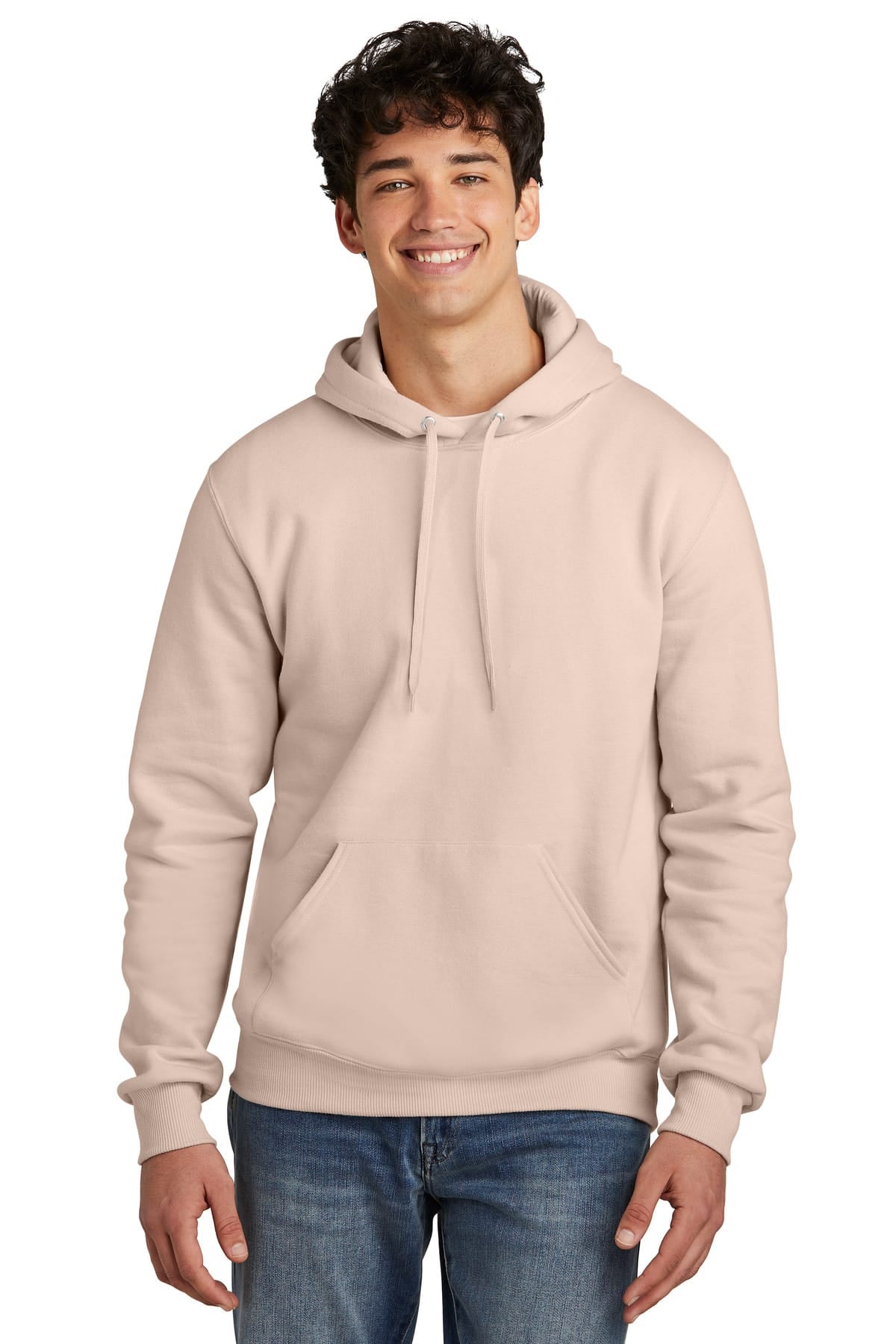 Jerzees 700M S / Blush Pink Jerzees Eco 700M Premium Blend Pullover Hooded Sweatshirt