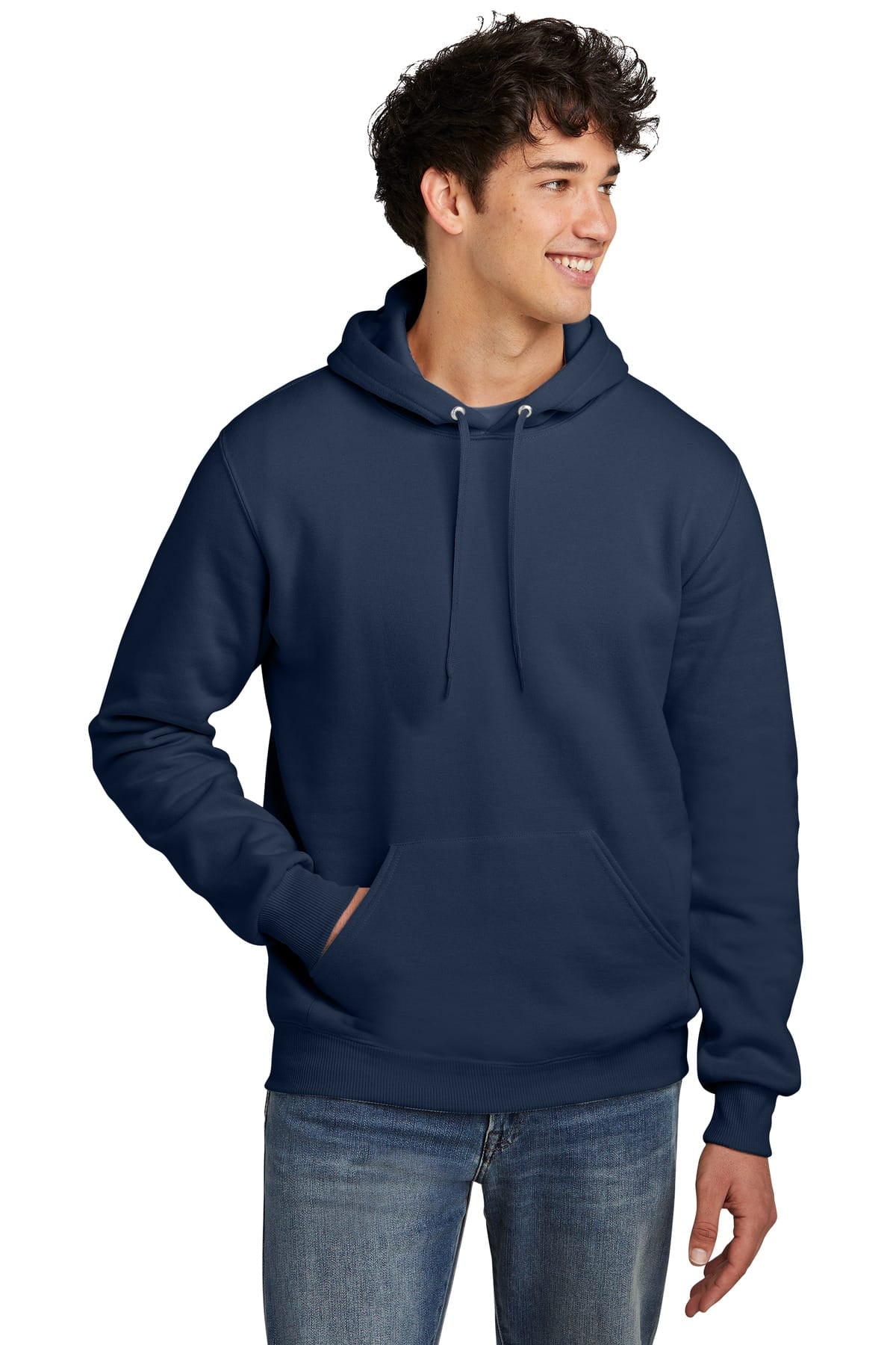 Jerzees 700M S / J. Navy Jerzees Eco 700M Premium Blend Pullover Hooded Sweatshirt