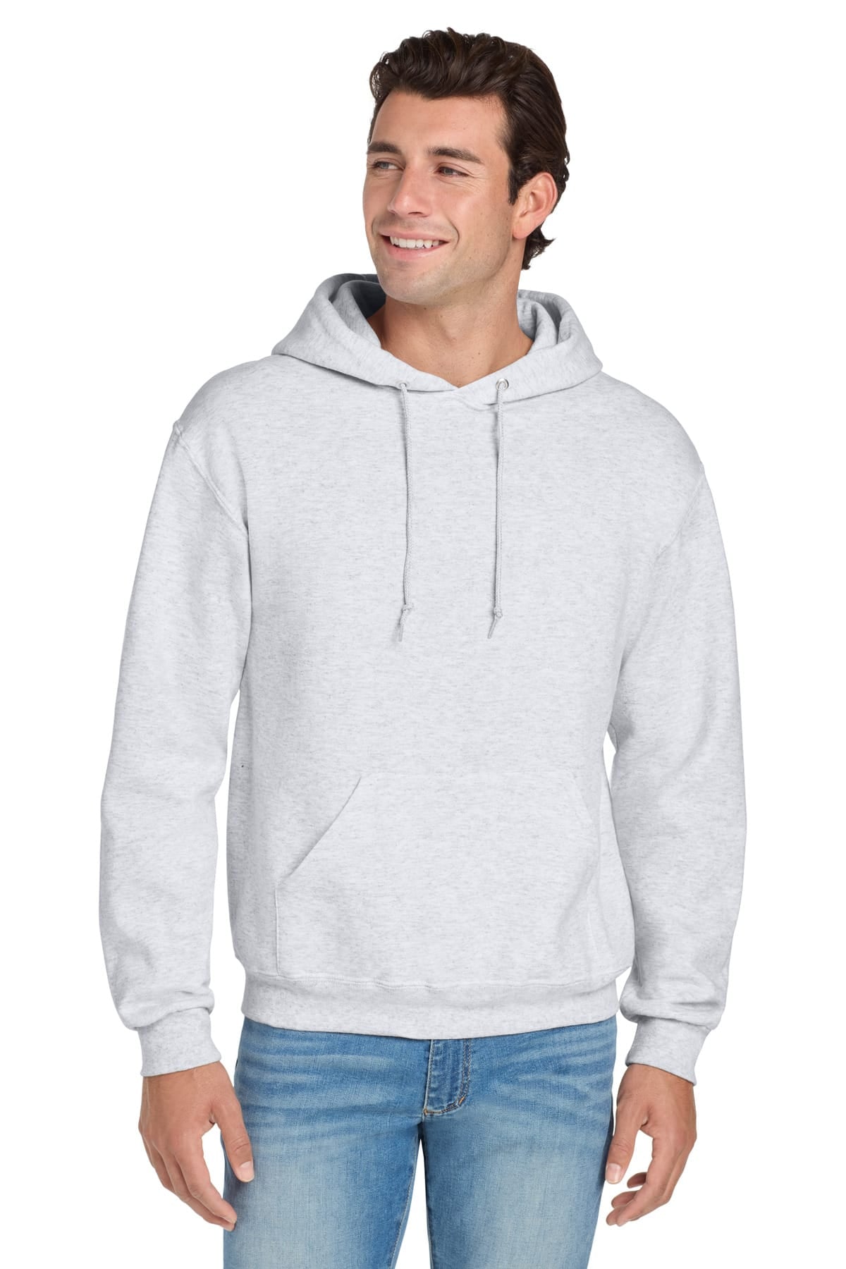 Jerzees 996M S / Ash Jerzees 996M NuBlend Pullover Hooded Sweatshirt