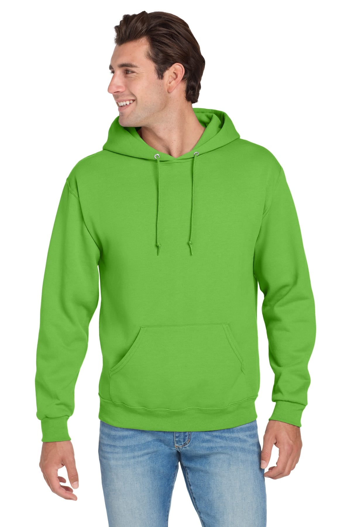 Jerzees 996M S / Kiwi Jerzees 996M NuBlend Pullover Hooded Sweatshirt