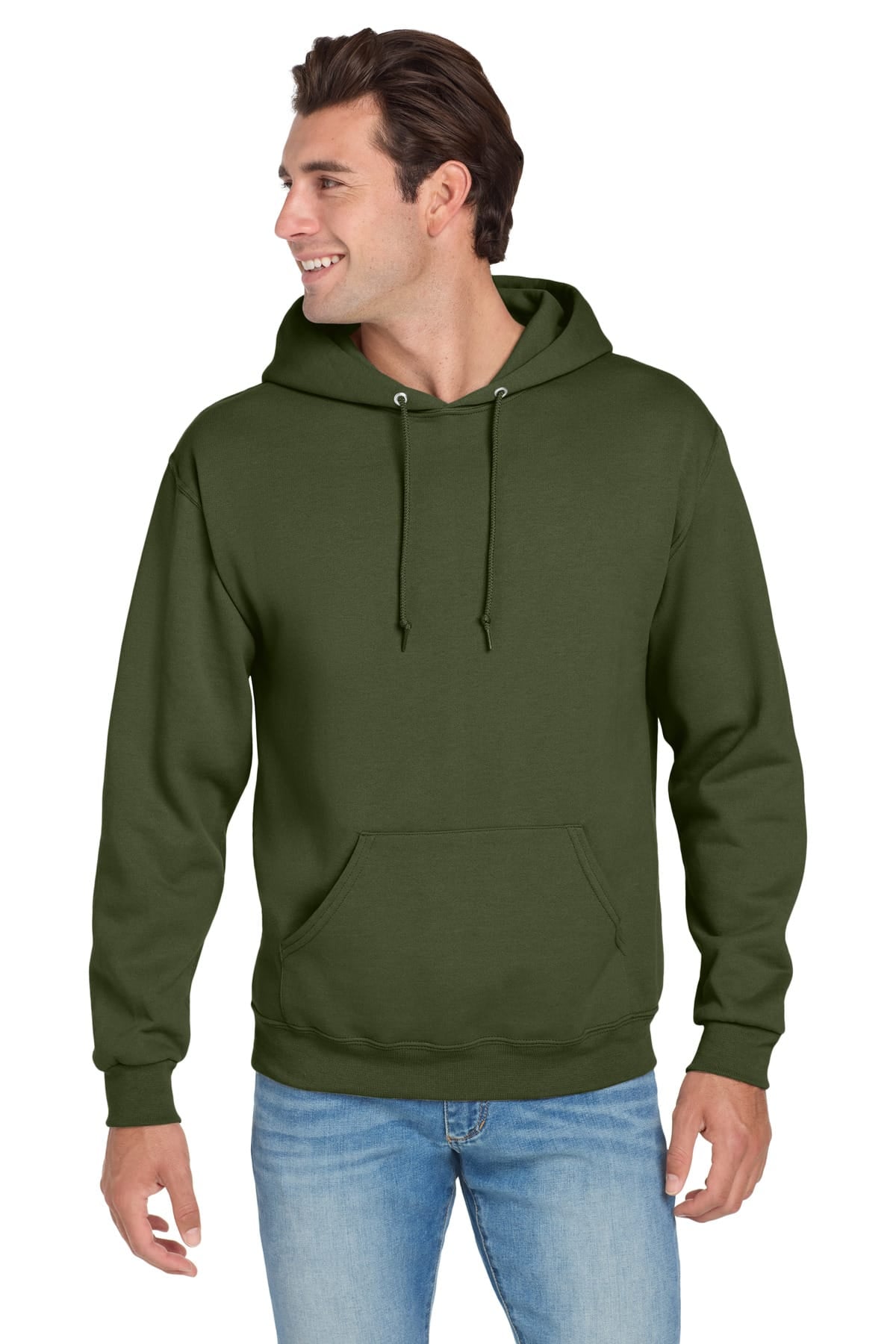 Jerzees 996M S / Military Green Jerzees 996M NuBlend Pullover Hooded Sweatshirt