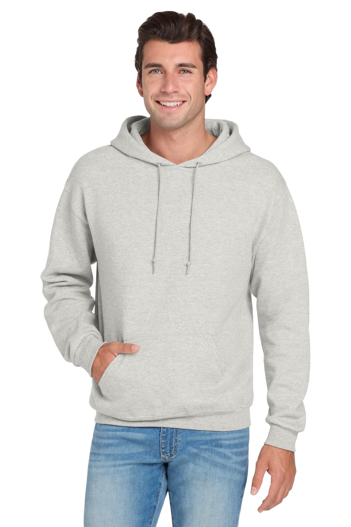 Jerzees 996M S / Oatmeal Heather Jerzees 996M NuBlend Pullover Hooded Sweatshirt