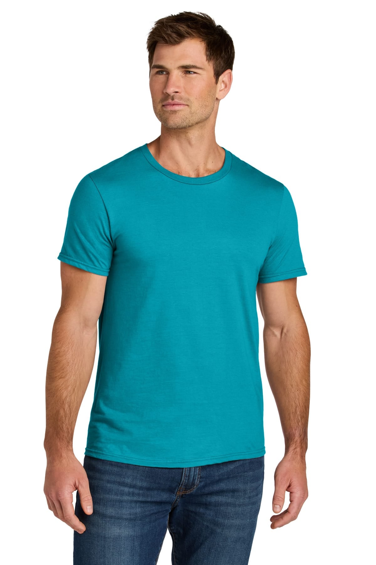 Jerzees IC46M S / California Blue Jerzees IC46M Ultimate Unisex Ring-Spun T-Shirt