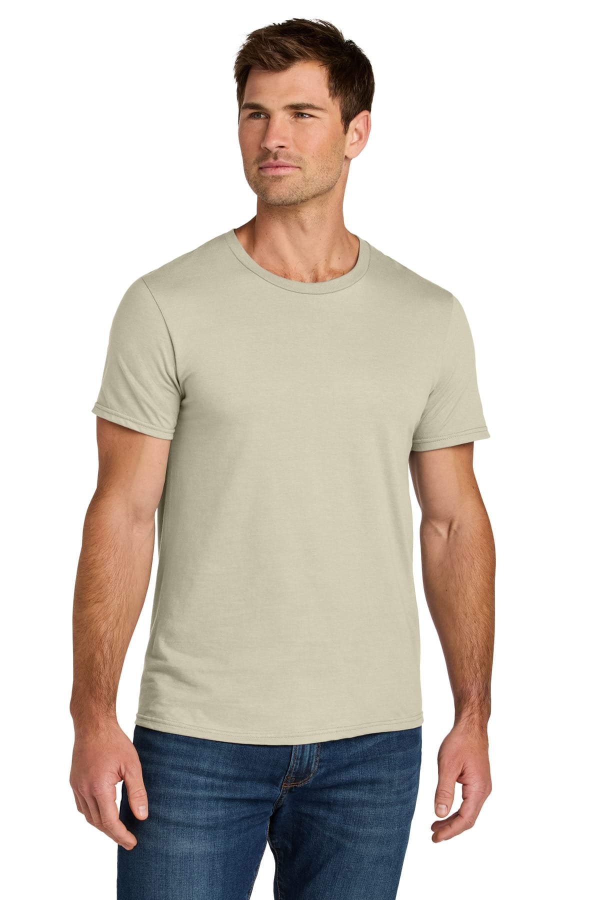 Jerzees IC46M S / Putty Jerzees IC46M Ultimate Unisex Ring-Spun T-Shirt