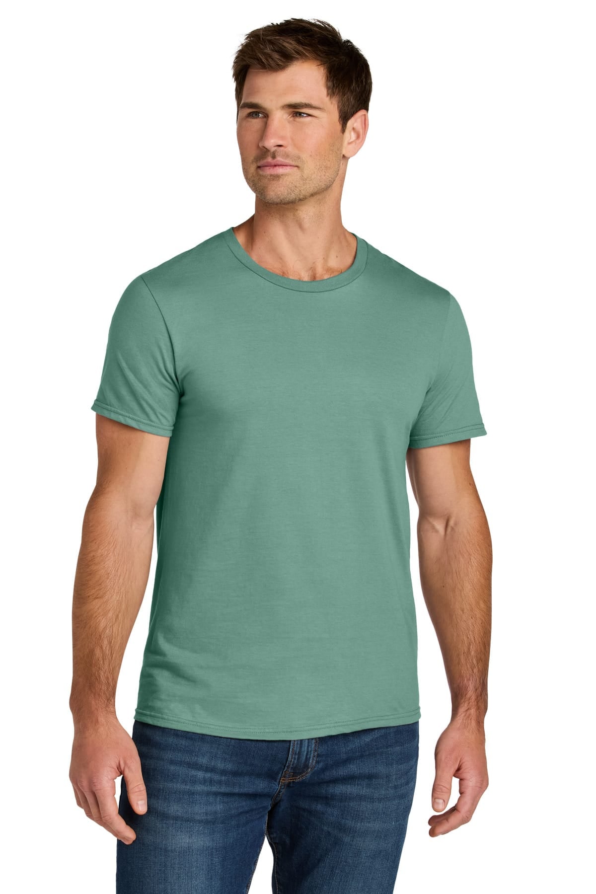 Jerzees IC46M S / Sage Jerzees IC46M Ultimate Unisex Ring-Spun T-Shirt