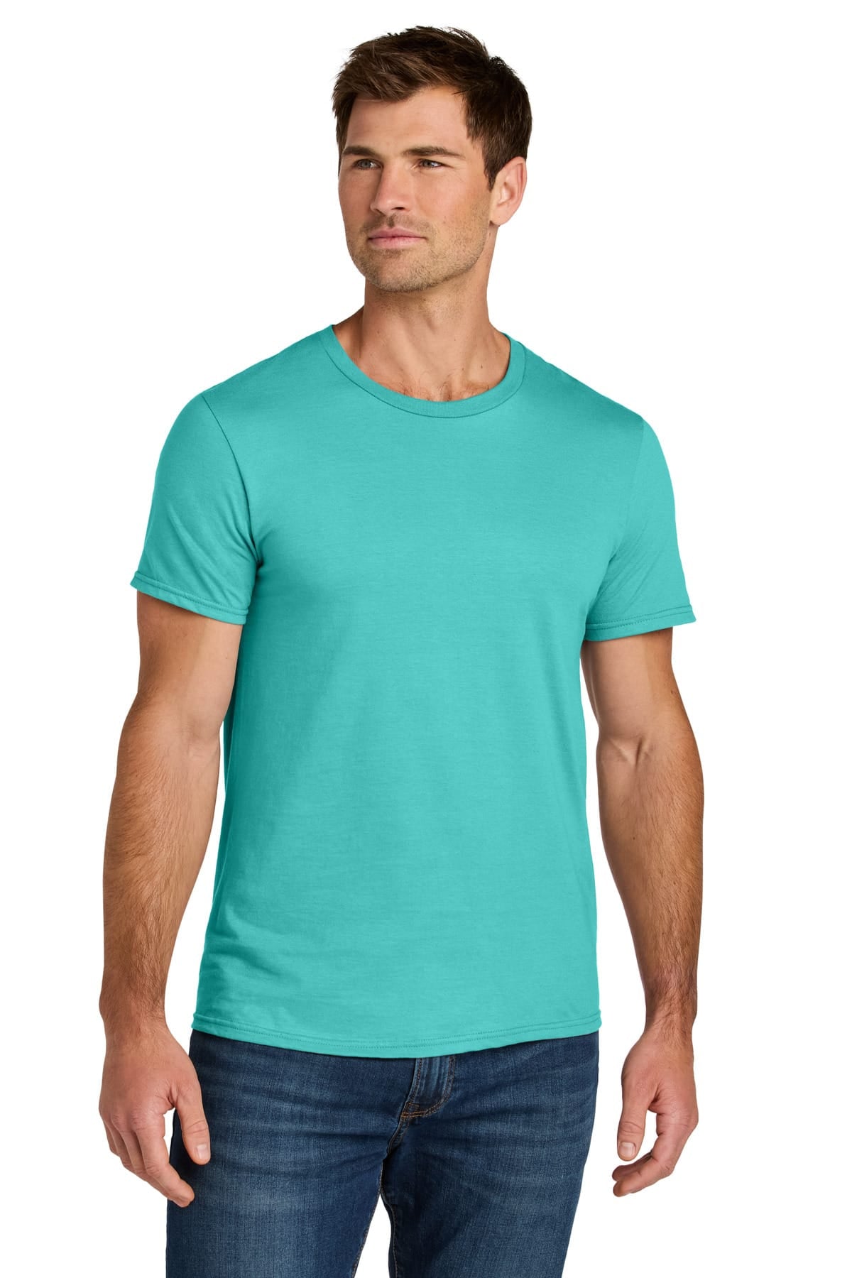 Jerzees IC46M S / Scuba Blue Jerzees IC46M Ultimate Unisex Ring-Spun T-Shirt