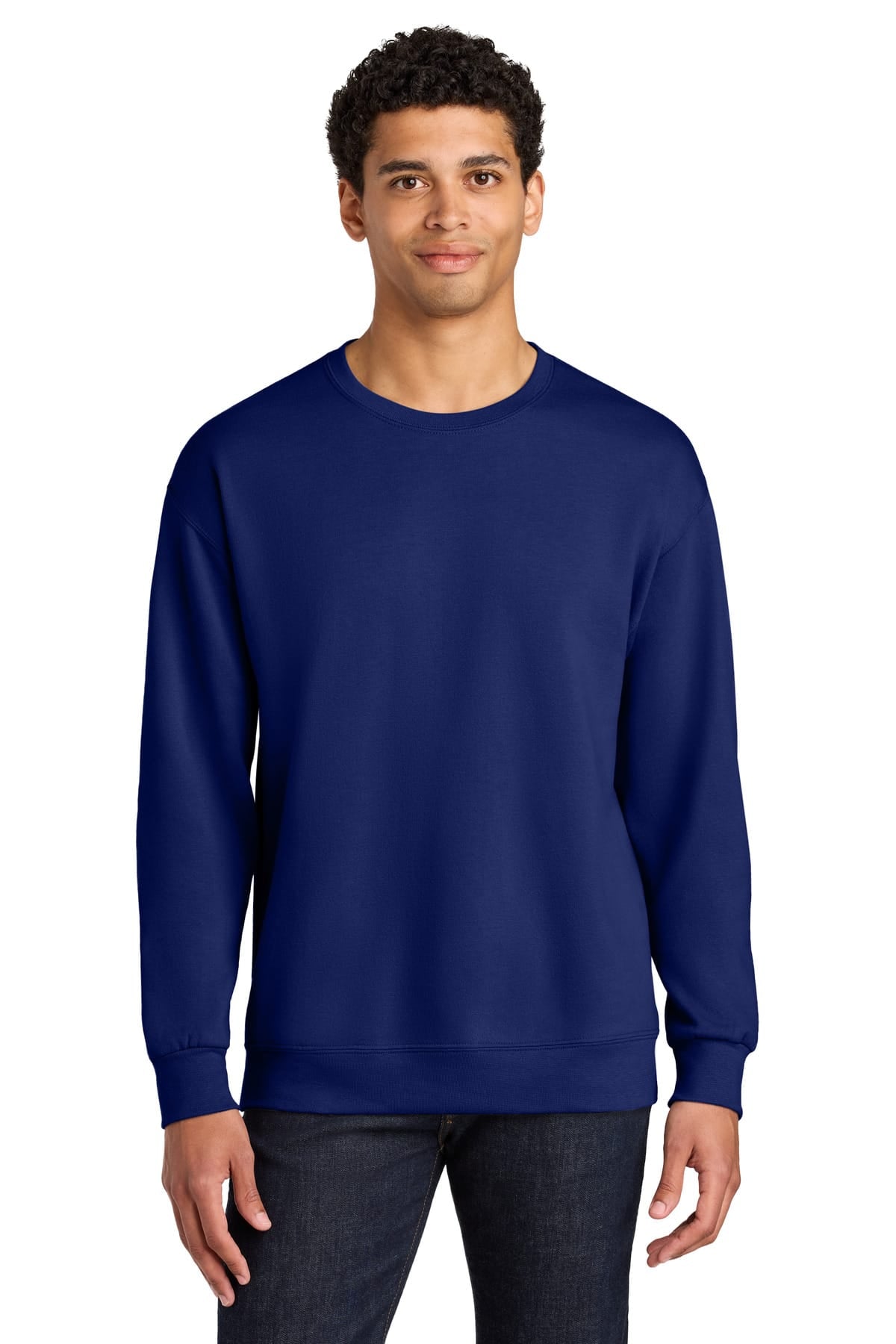 Jerzees IC48M S / Orchid Jerzees IC48M Ultimate Unisex CVC Ring-Spun Crewneck Sweatshirt