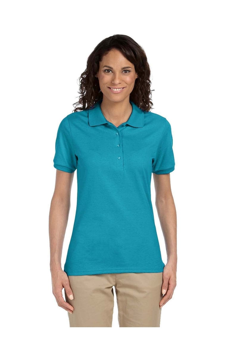 Jerzees Polos/Knits Jerzees 437W: Ladies' 5.6 oz. SpotShield(tm) Jersey Polo