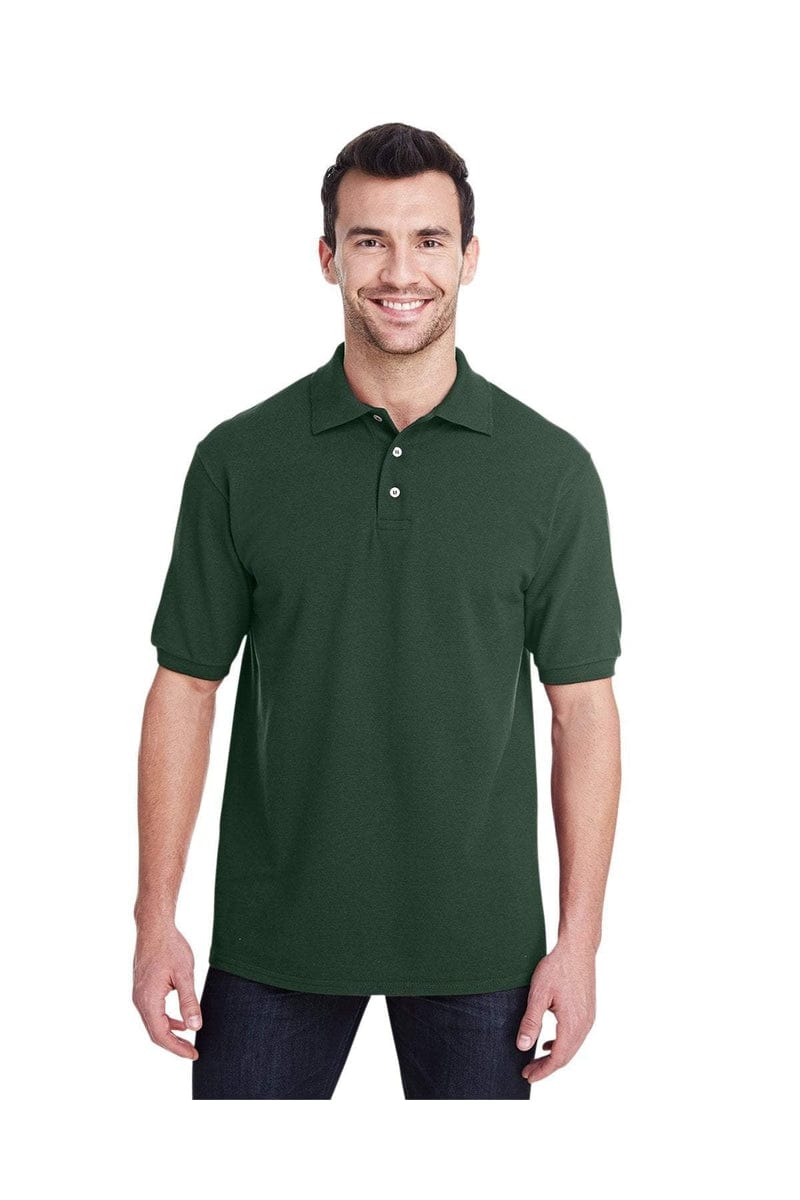 Jerzees Polos/Knits Jerzees 443MR: Adult 6.5 oz. Premium 100% Ringspun Cotton Pique Polo