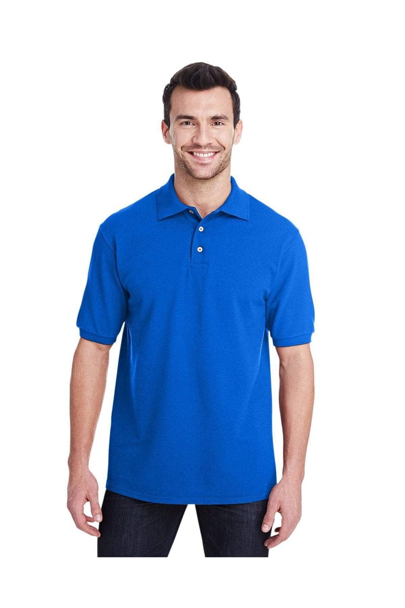 Jerzees Polos/Knits Jerzees 443MR: Adult 6.5 oz. Premium 100% Ringspun Cotton Pique Polo