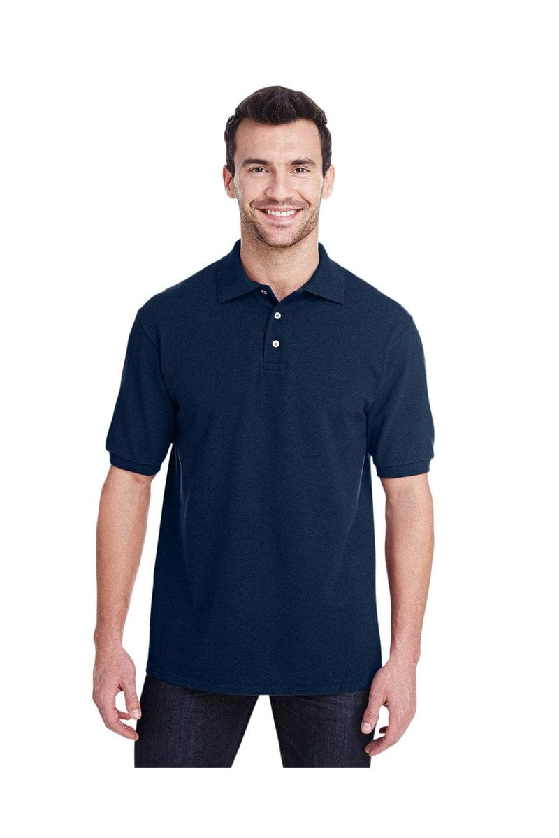 Jerzees Polos/Knits Jerzees 443MR: Adult 6.5 oz. Premium 100% Ringspun Cotton Pique Polo