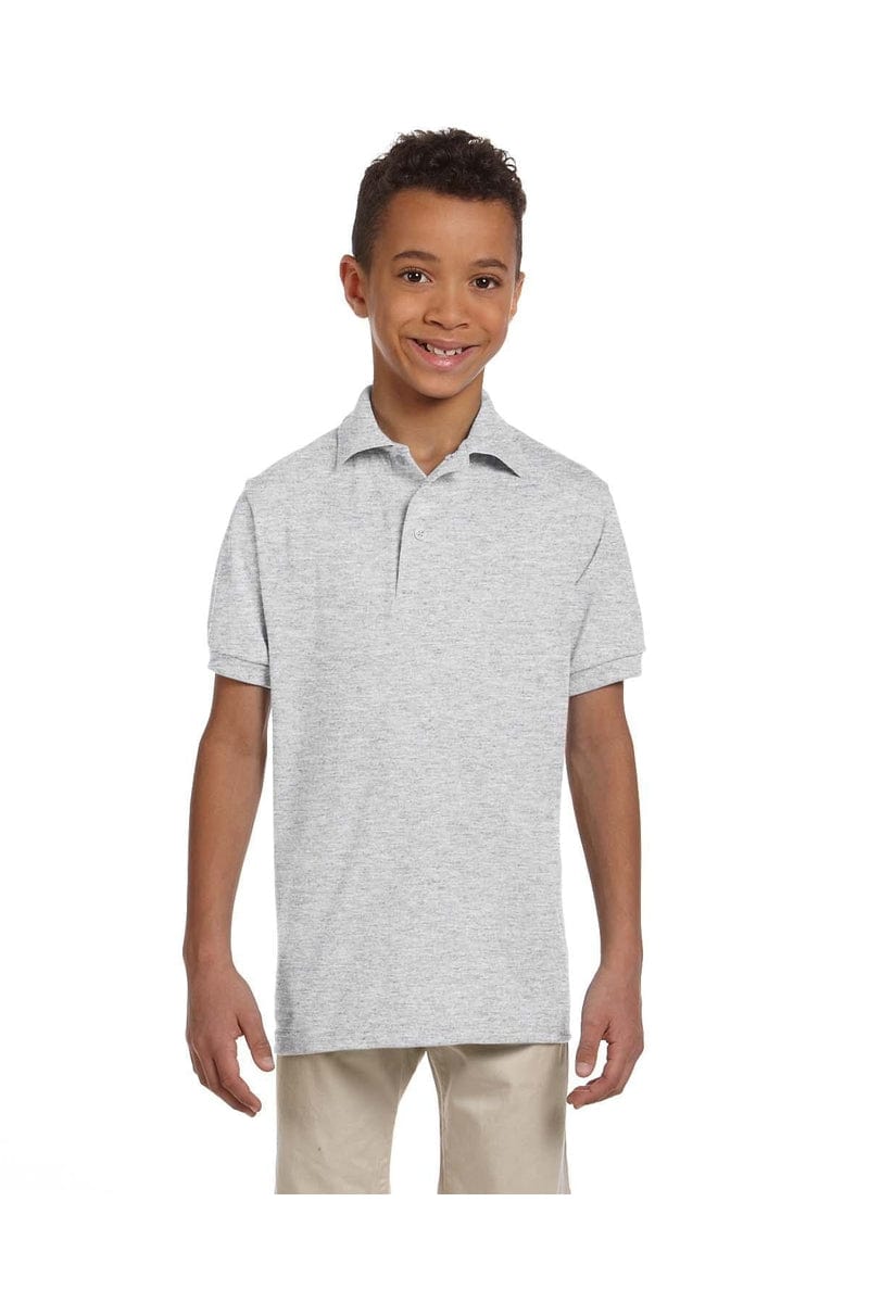 Jerzees Polos/Knits S / Ash Jerzees 437Y: Youth 5.6 oz. SpotShield(tm) Jersey Polo