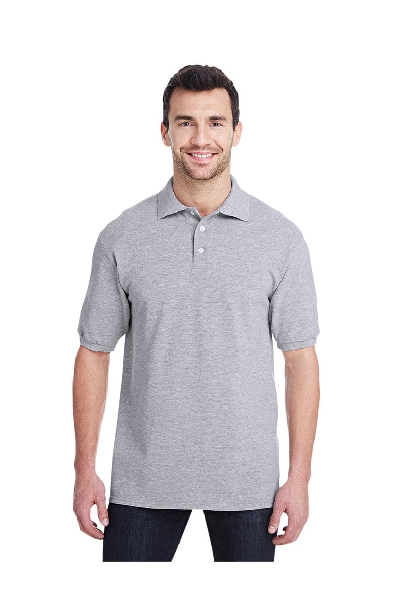 Jerzees Polos/Knits S / Athletic Heather Jerzees 443MR: Adult 6.5 oz. Premium 100% Ringspun Cotton Pique Polo