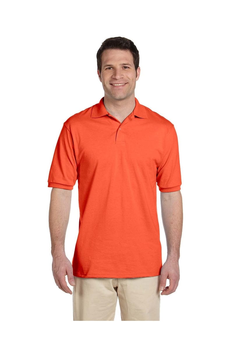 Jerzees Polos/Knits S / Burnt Orange Jerzees 437: Adult 5.6 oz. SpotShield(tm) Jersey Polo, Basic Colors